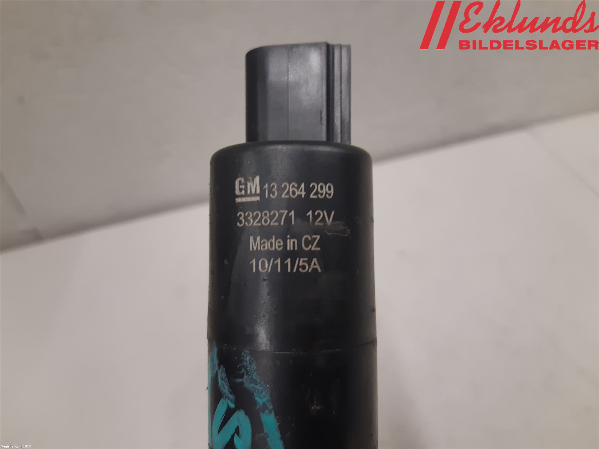 Opel ASTRA J 10-15 Spolarpump Högtryck