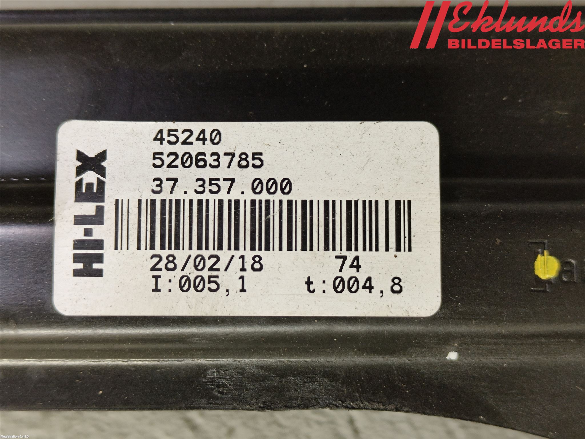 Fiat DOBLO CARGO Fönsterhiss El Kompl