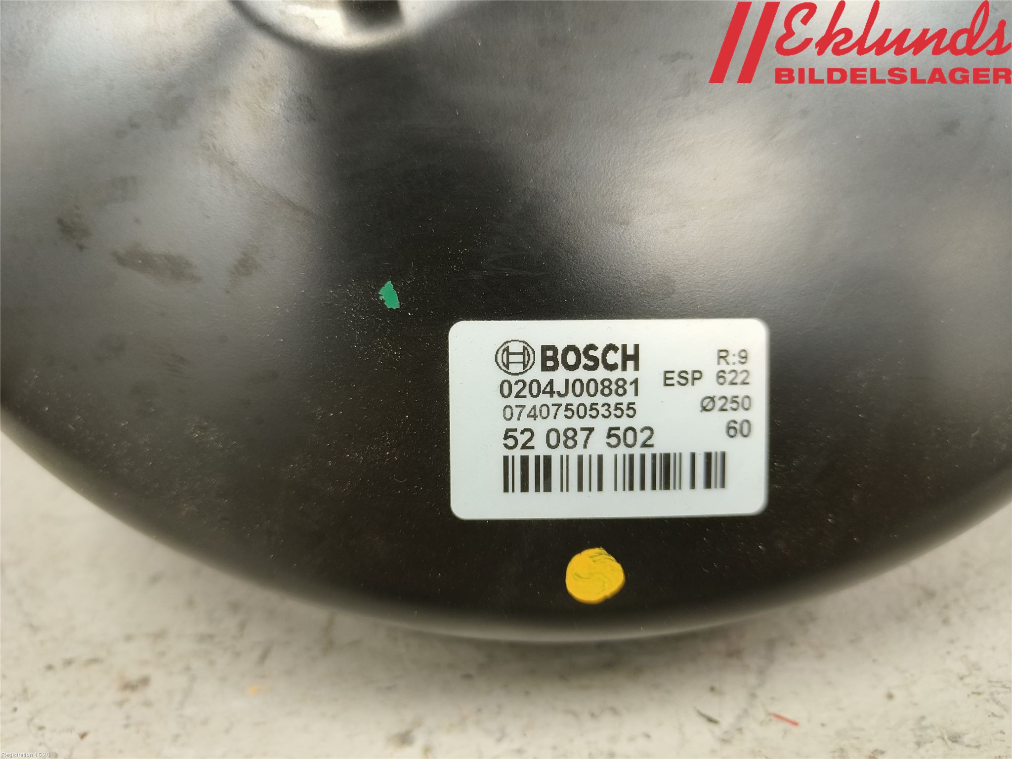 Fiat DOBLO CARGO Bromsservo