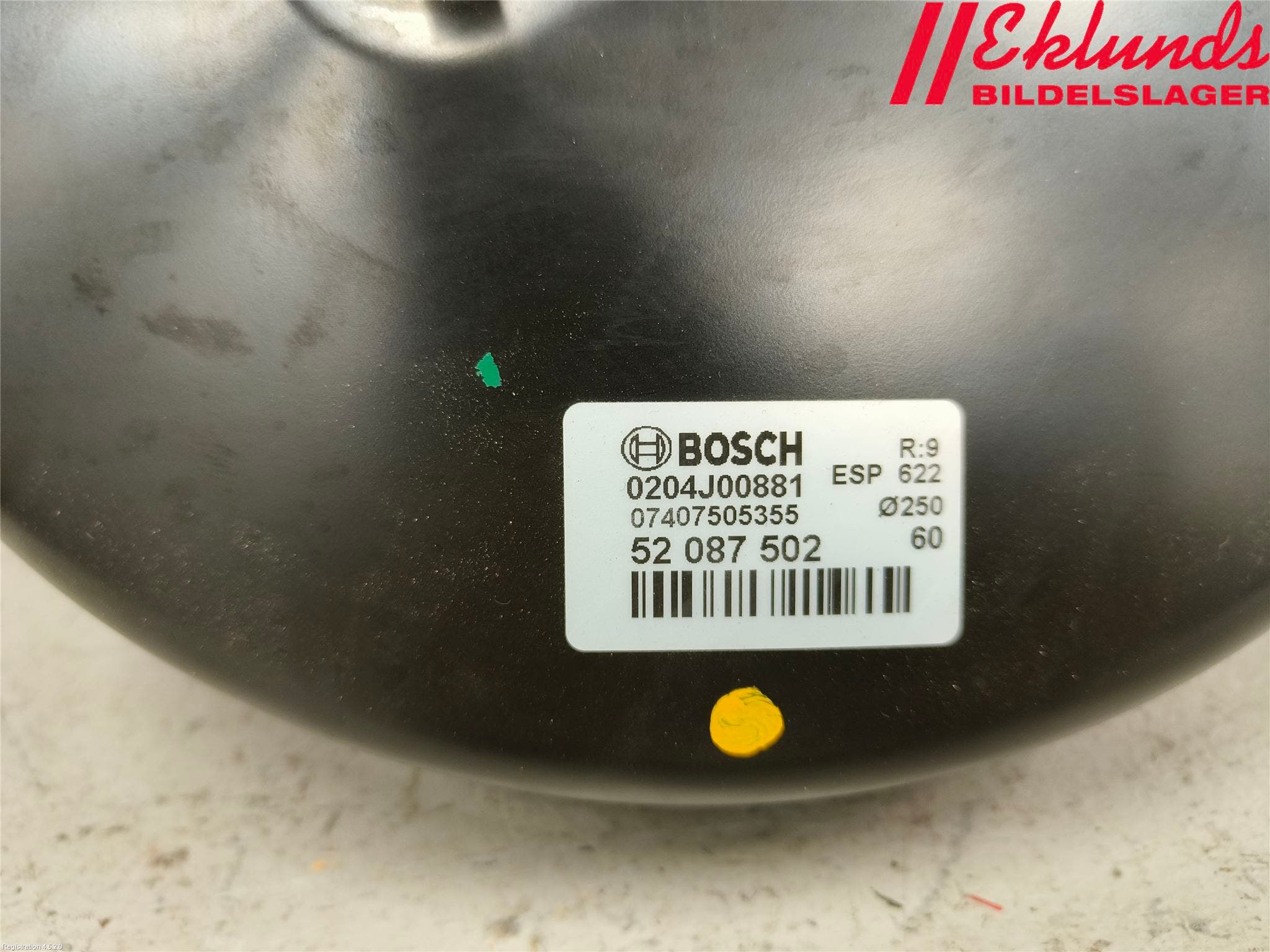 Fiat DOBLO CARGO Bromsservo