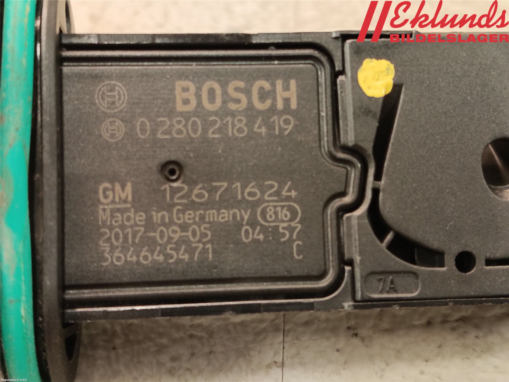 Opel CORSA E 15-19 Injluftmassamätare