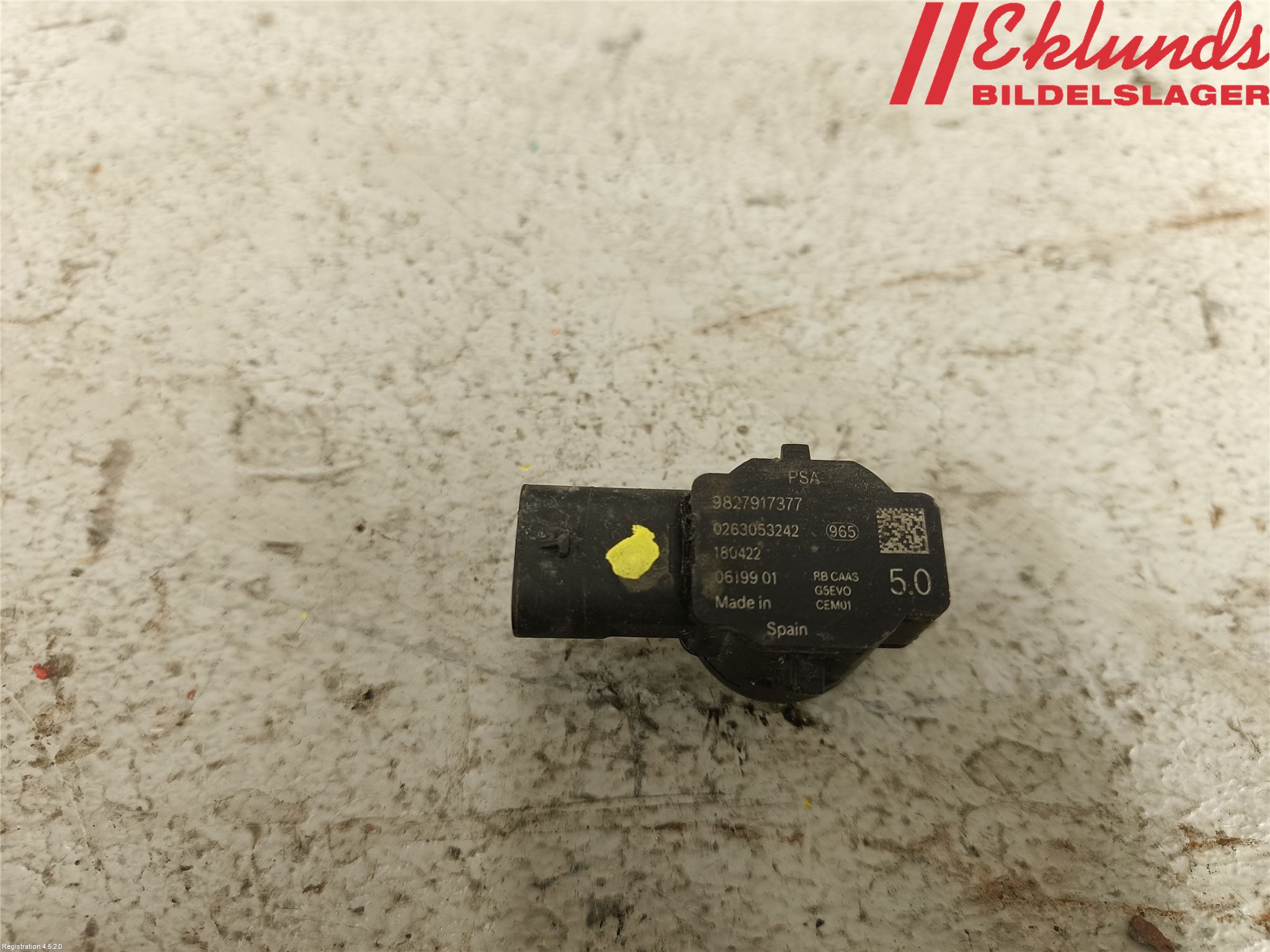 Peugeot 3008 17-24 Parkeringshjälp Backsensor