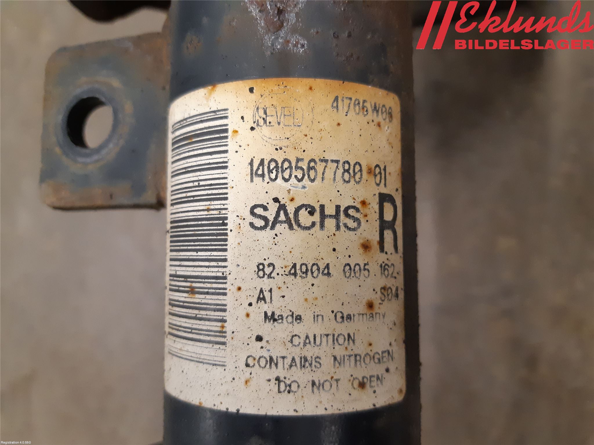 Citroen JUMPY 07-16 Fjäderben Fram Höger