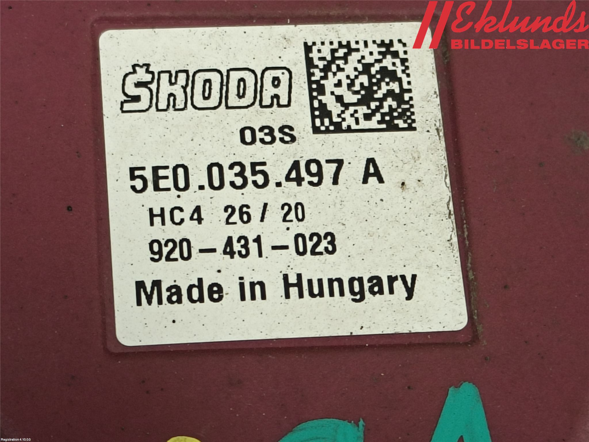 Skoda SCALA 19- Antenn El