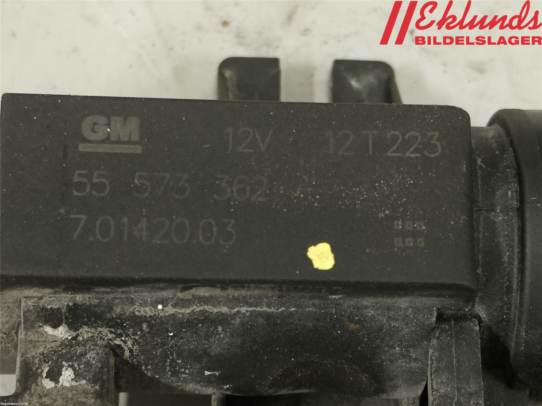 Opel INSIGNIA 09-16 Vakuumventil