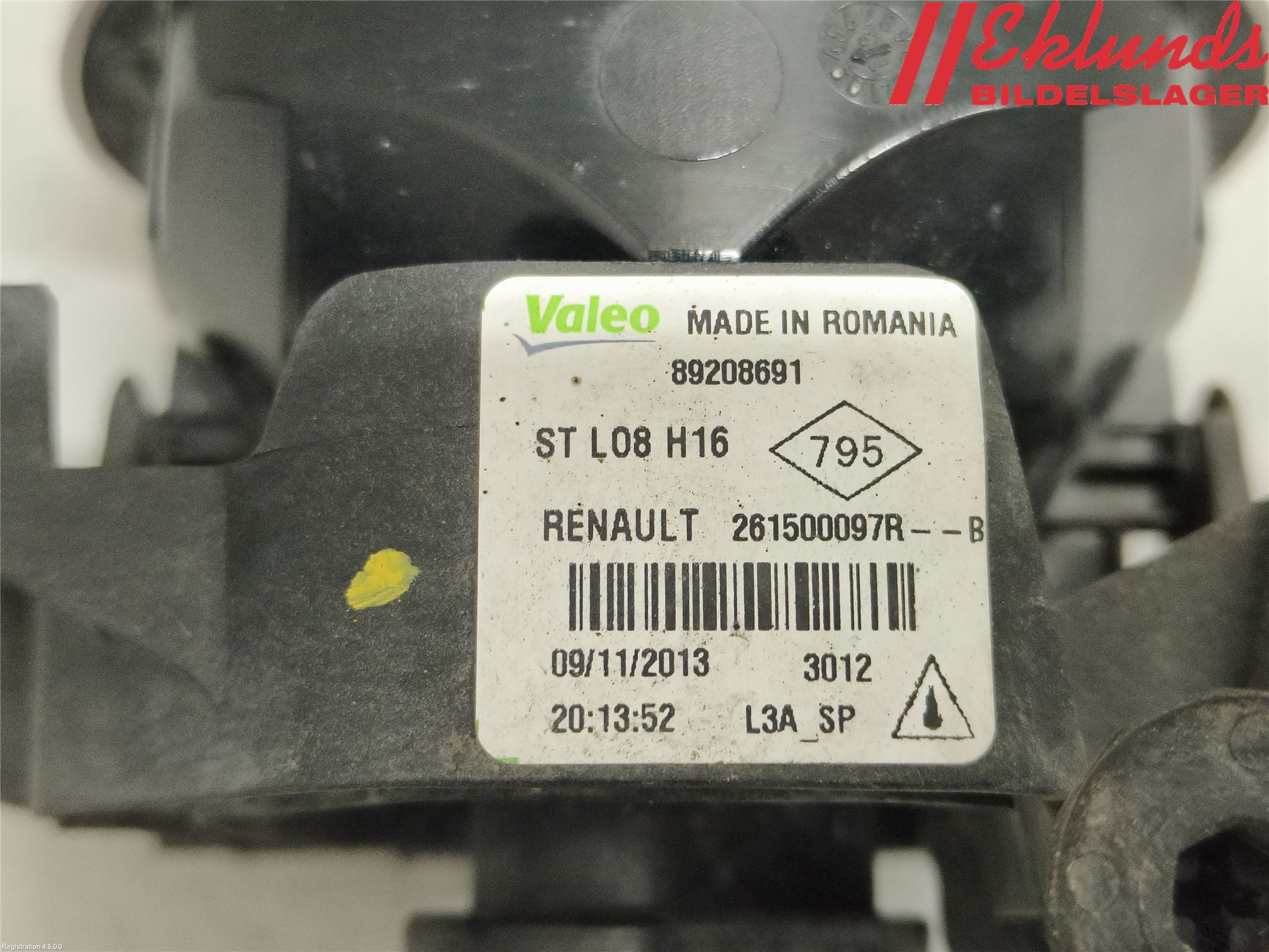 Dacia LOGAN MCV/STEPWAY Dimljus-Varselljus Fram