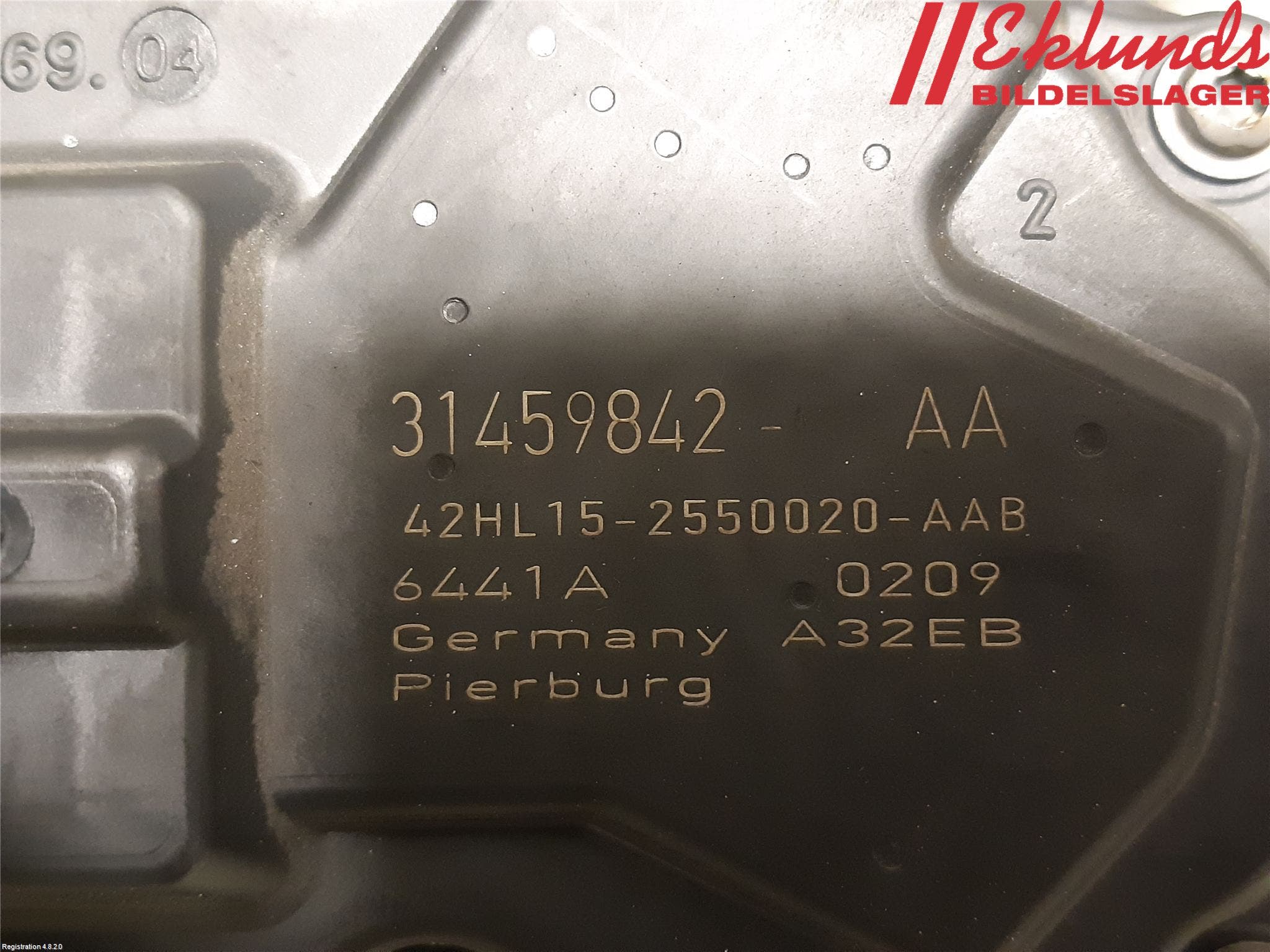 Volvo XC90/RECHARGE 16- Injspjällhus