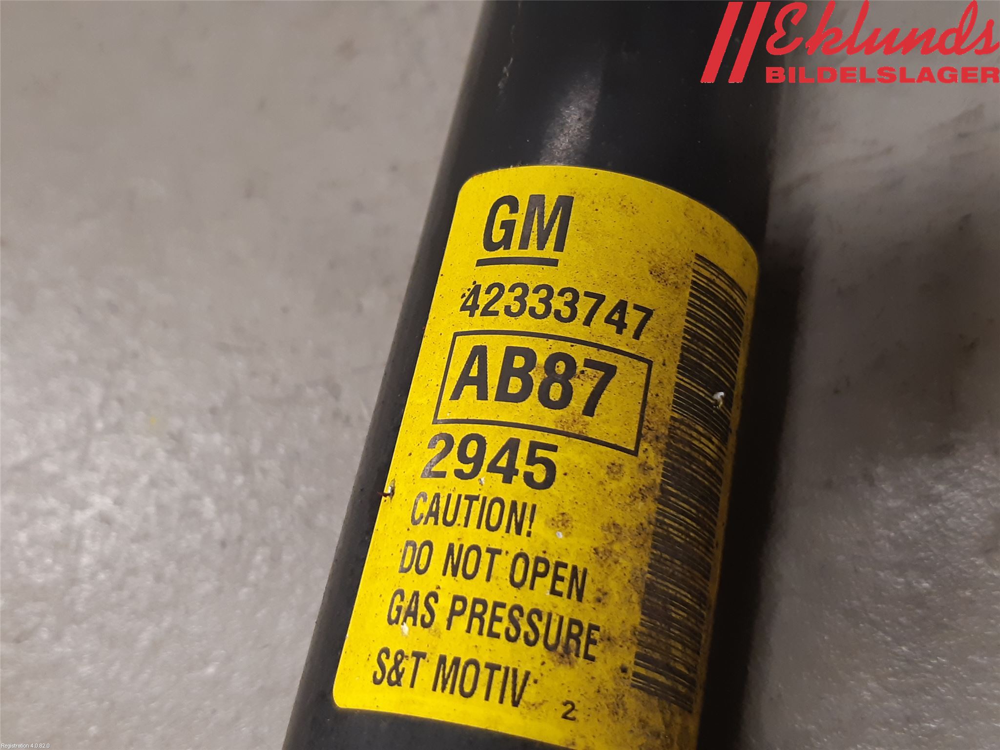 Opel KARL 16-19 Stötdämpare Bak