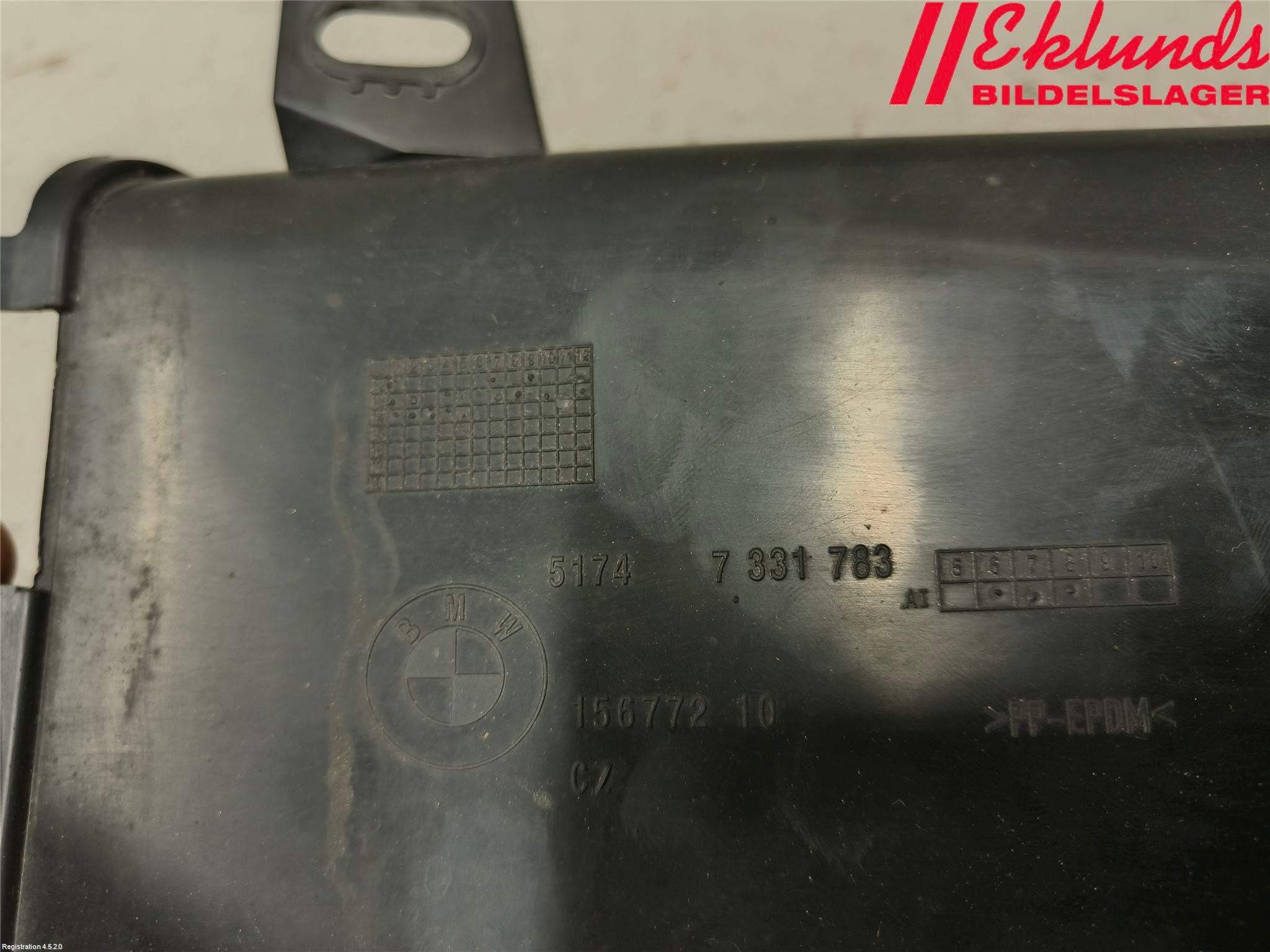 BMW 5 F10/F11/F18 09-17 Deflektor Plåt-Plast Kylning