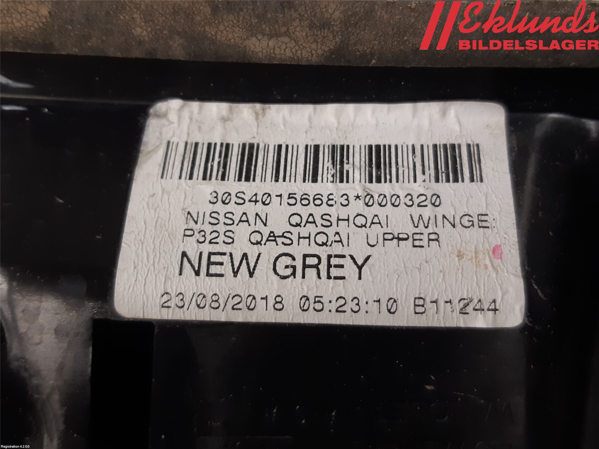 Nissan QASHQAI 17-21 Spoiler Baklucka