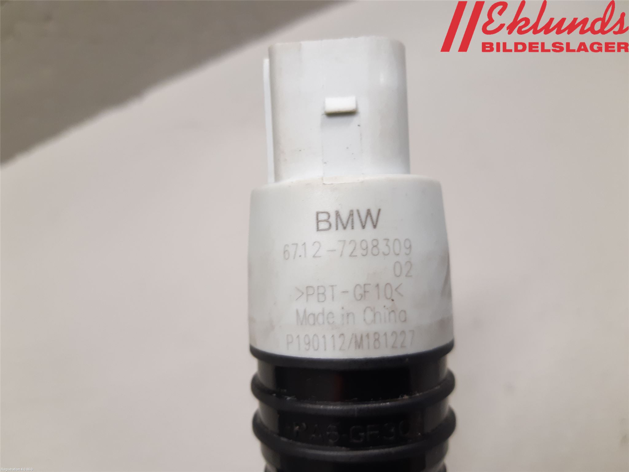 BMW 2 F22/F23/F87 Coupé/Cab 13-21 Spolarpump Vindruta
