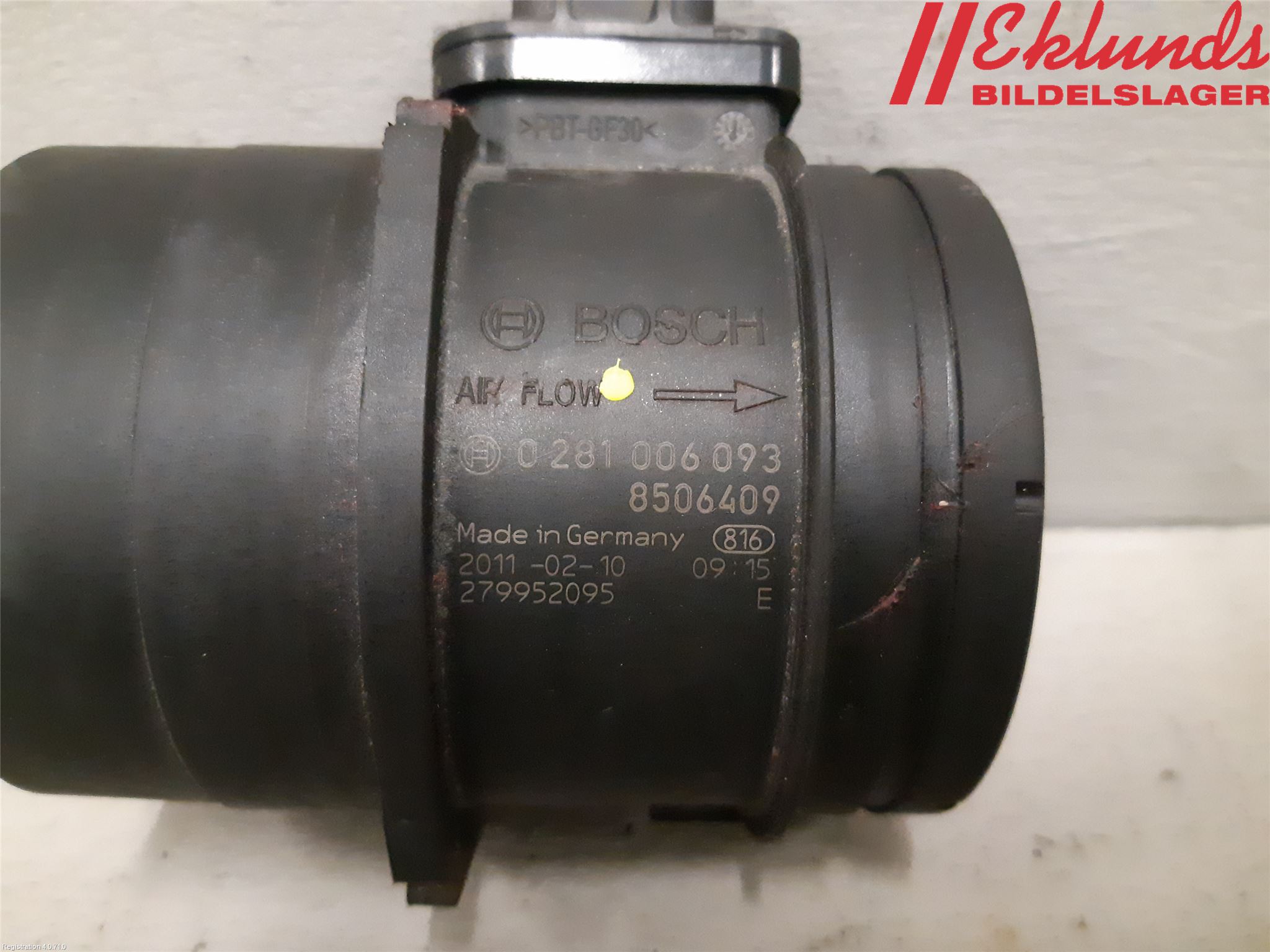 BMW 3 E90/91 SED/TOU 05-12 Injluftmassamätare