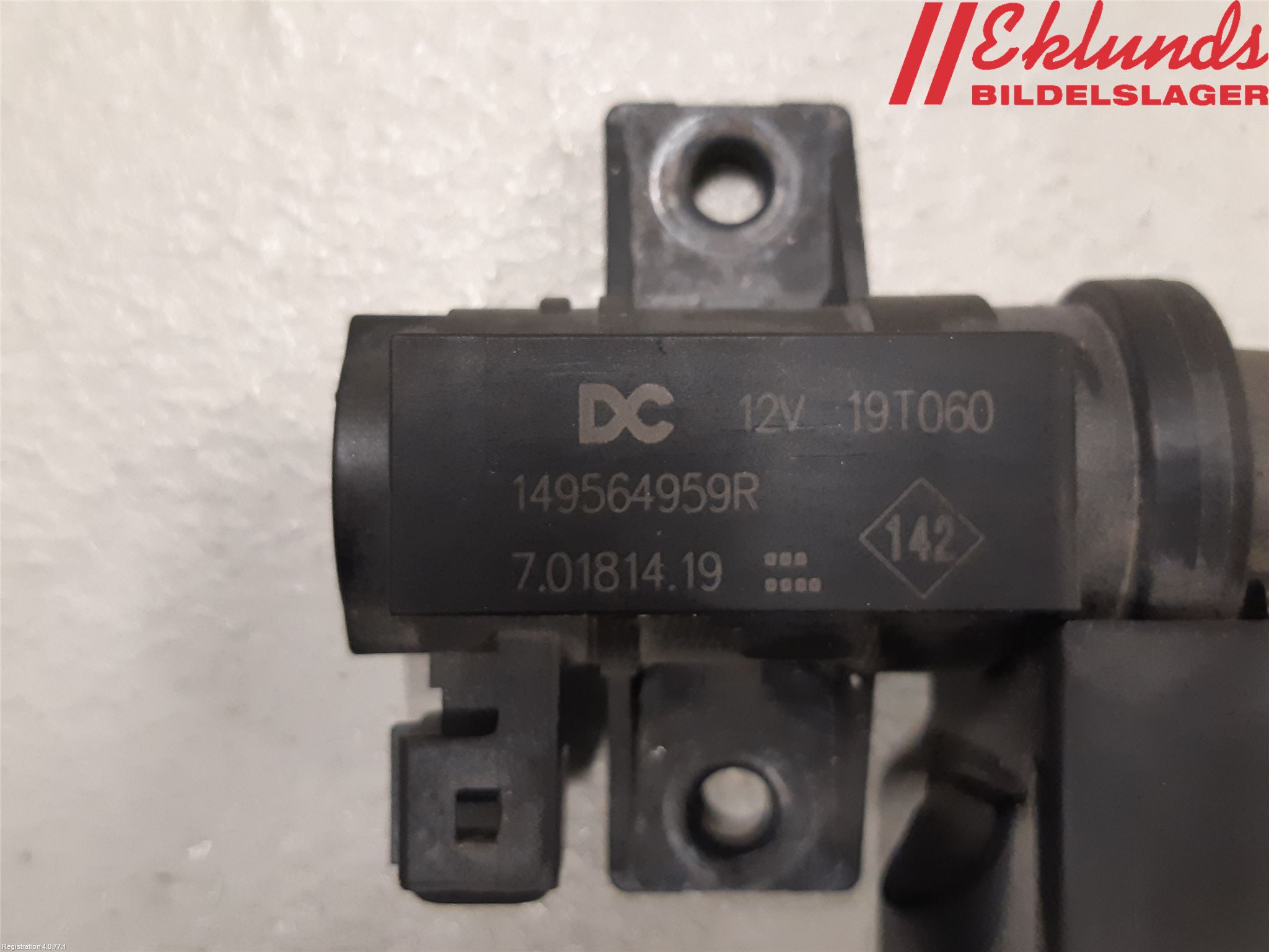 Renault KANGOO II 15-21 Vakuumventil