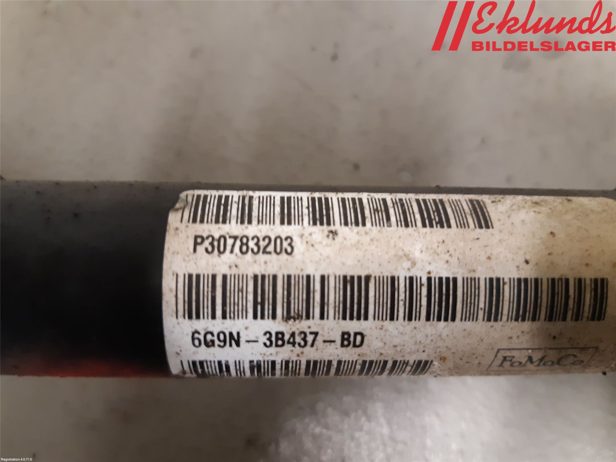 Volvo V70 08-13 Drivaxel Fram Vänster