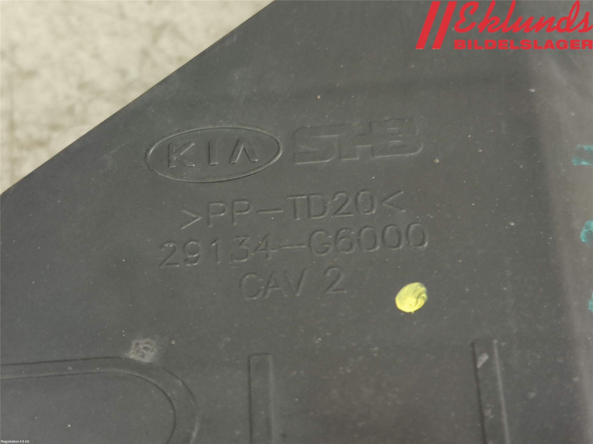 Kia PICANTO 17- Deflektor Plåt-Plast Kylning