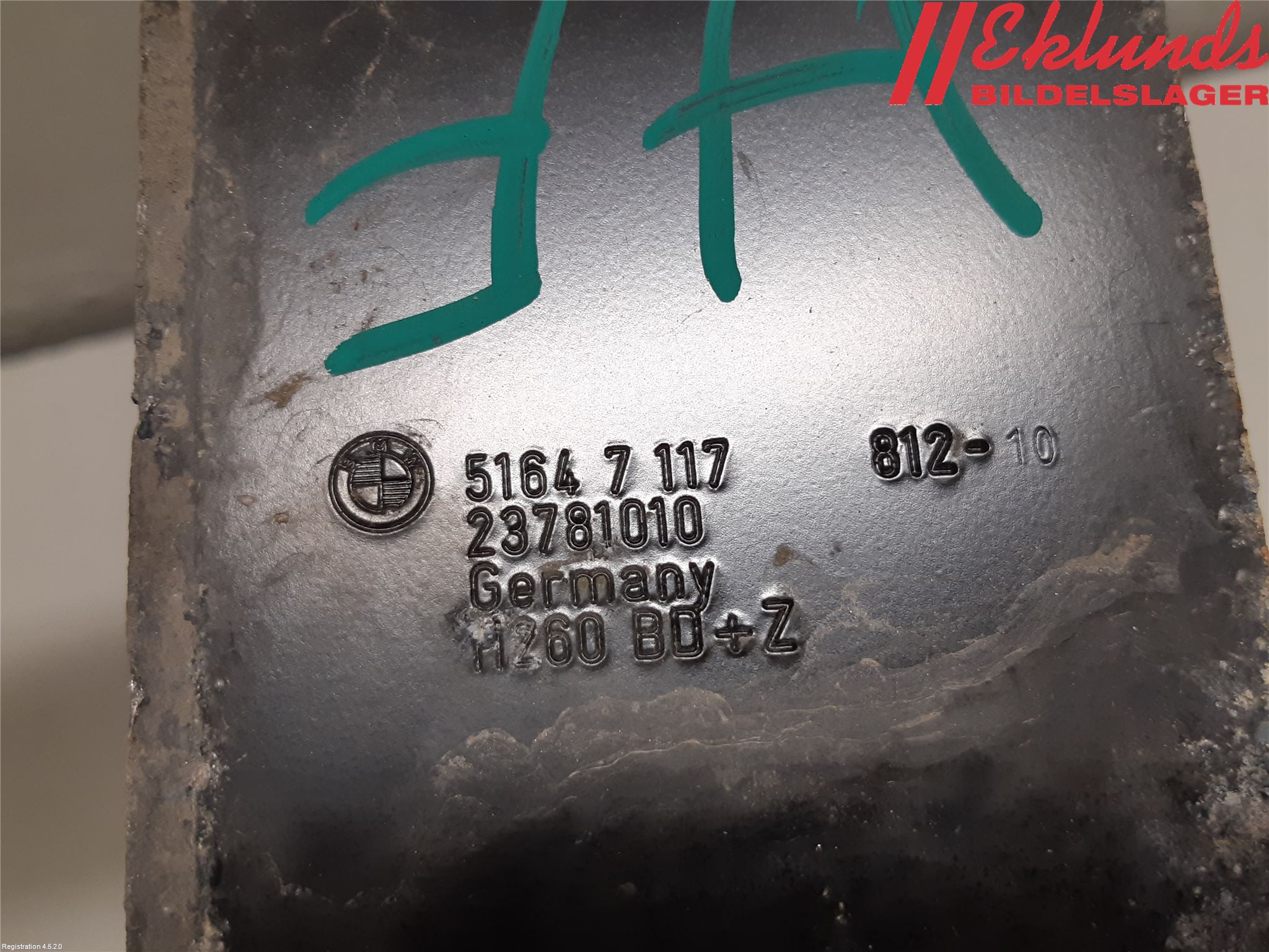 BMW 3 E90/91 SED/TOU 05-12 Kylarfäste-Ram-Balk