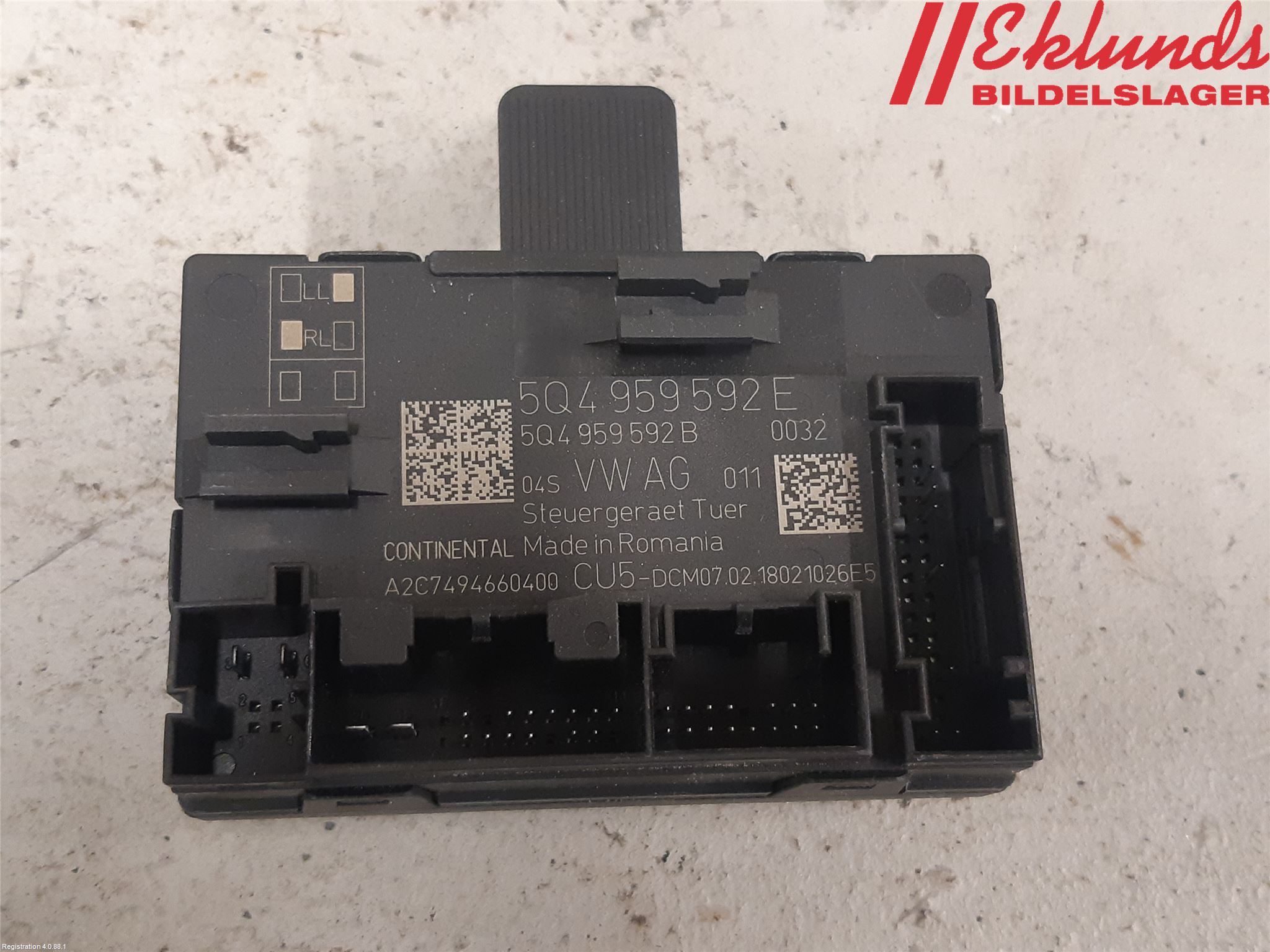 Skoda KODIAQ 17-24 Styrenhet Dörr