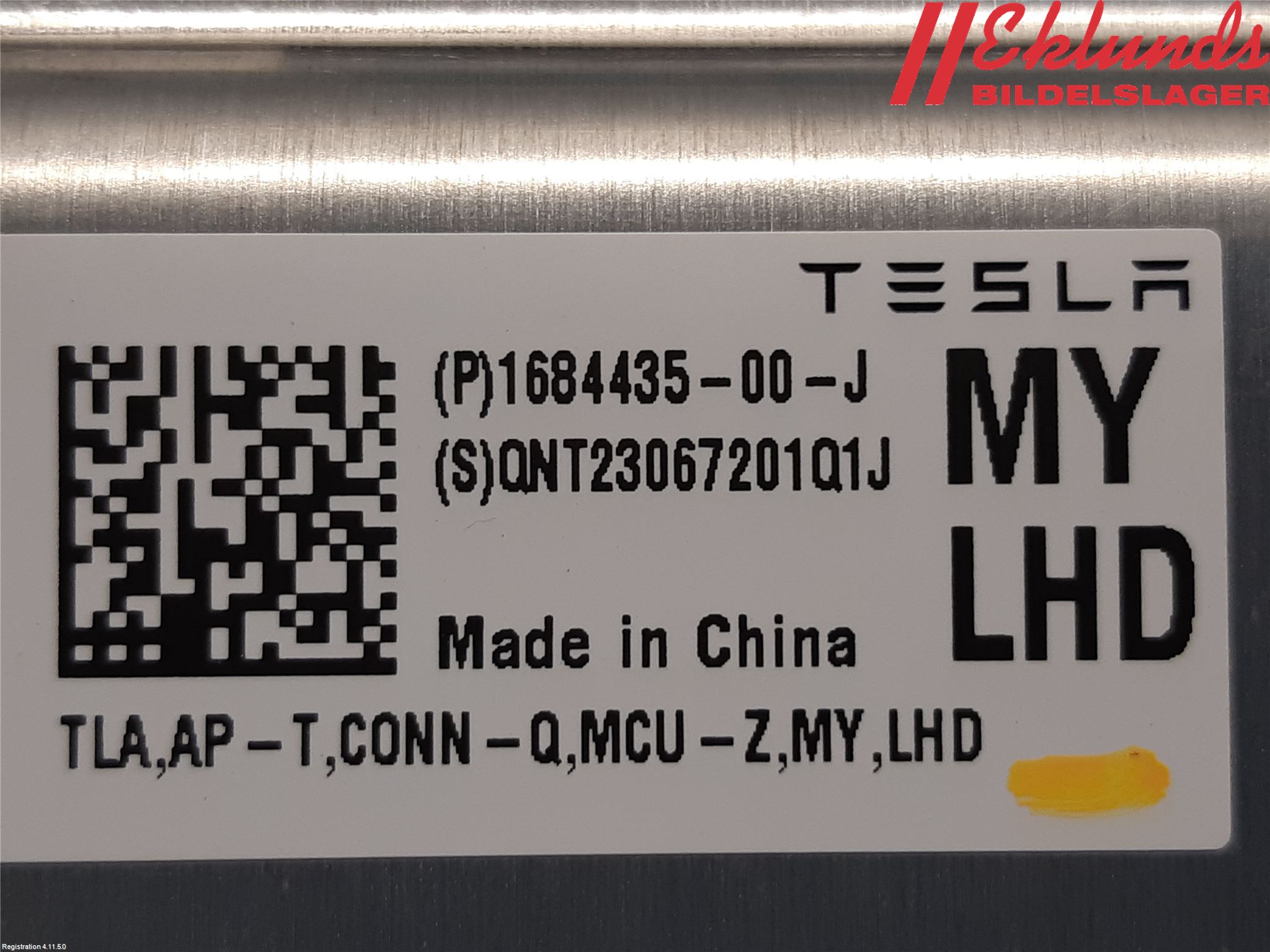 Tesla MODEL Y 21- Styrenhet Multimedia