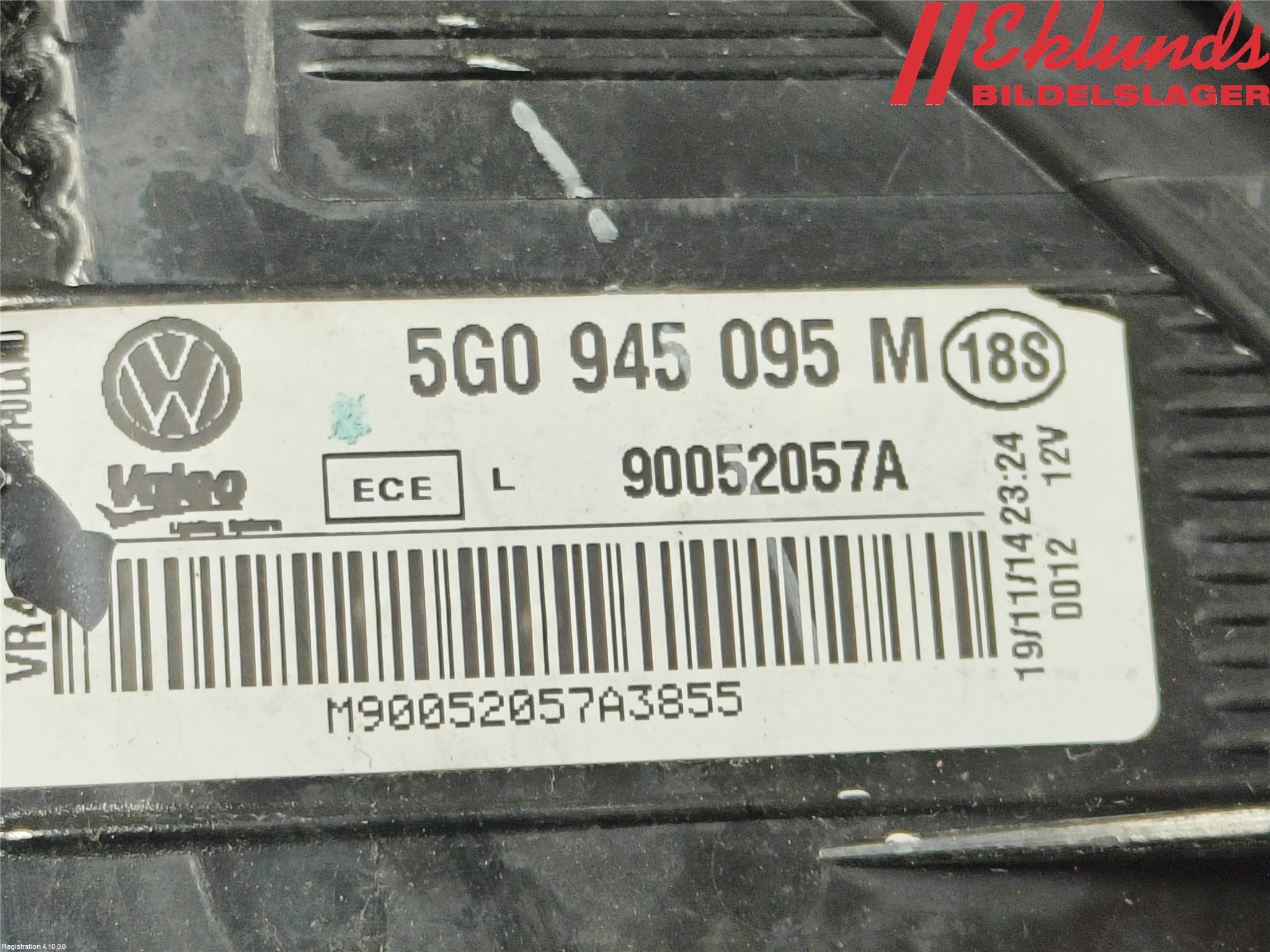 Volkswagen VW GOLF / E-GOLF VII 13-20 Bakljus Vänster