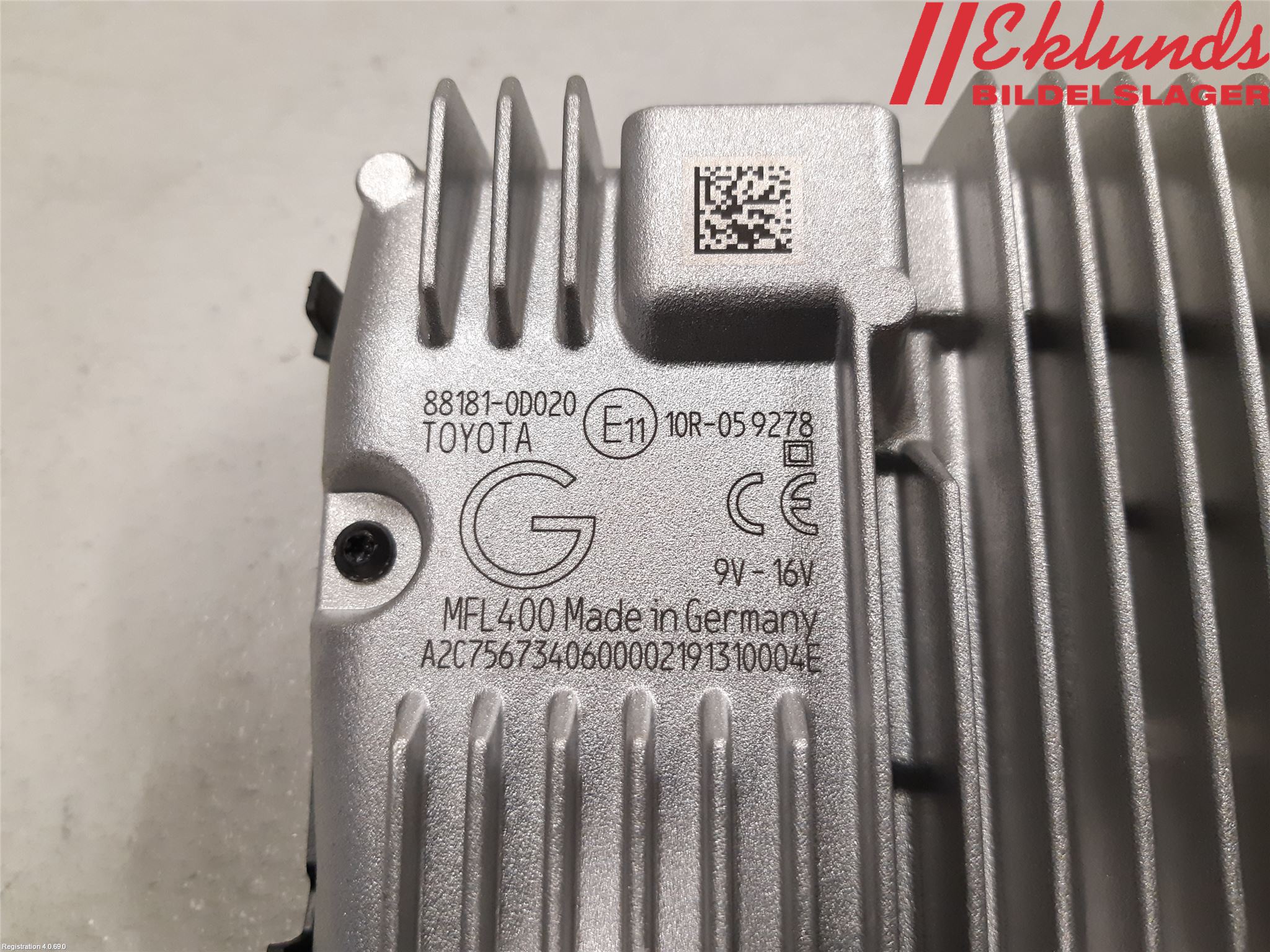 Toyota YARIS XP130 15-20 Sensor Aktivt Kollisionsskydd