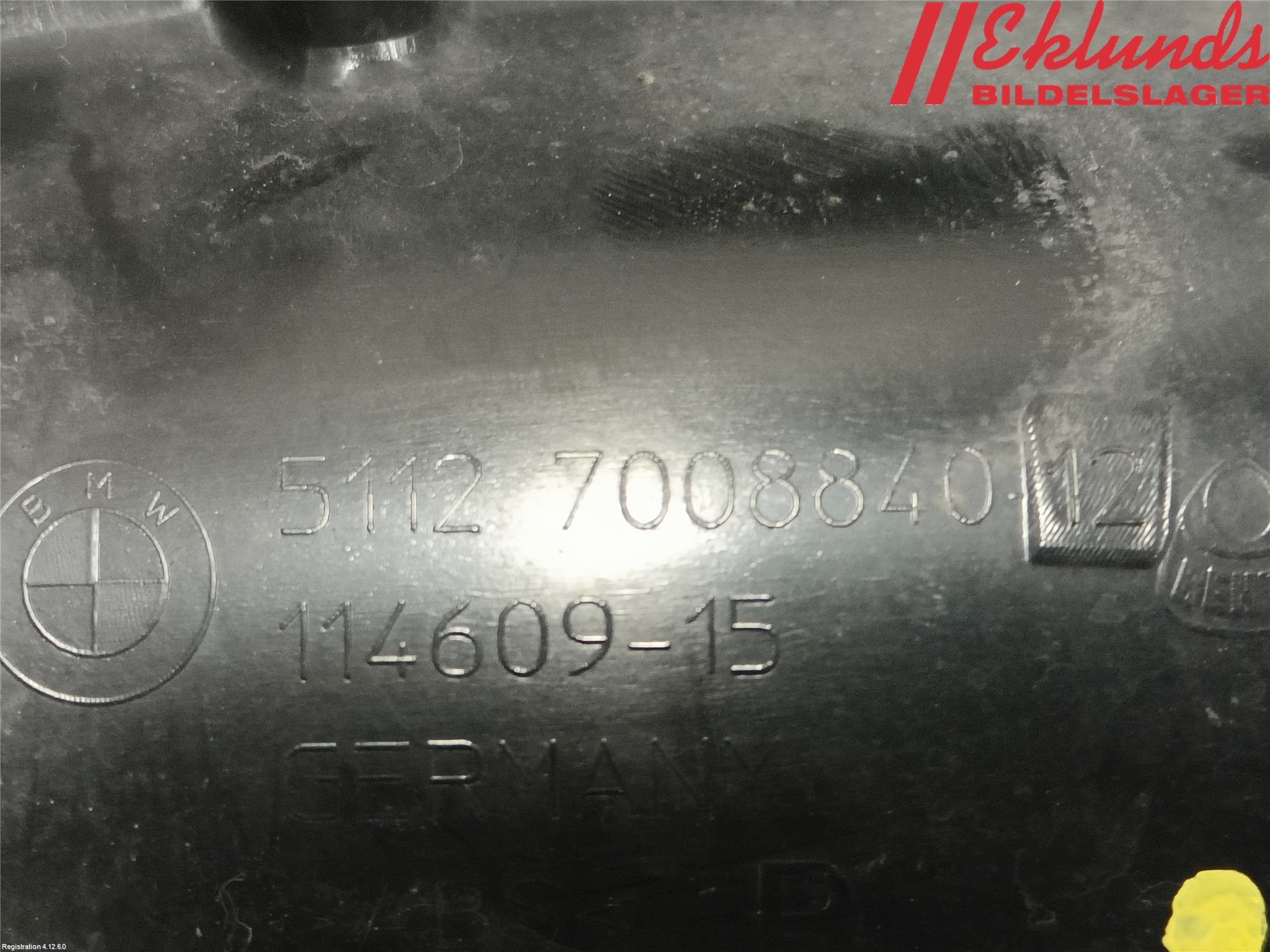 BMW 6 E63/64    02-10 Stötfångarfäste Bak Hö