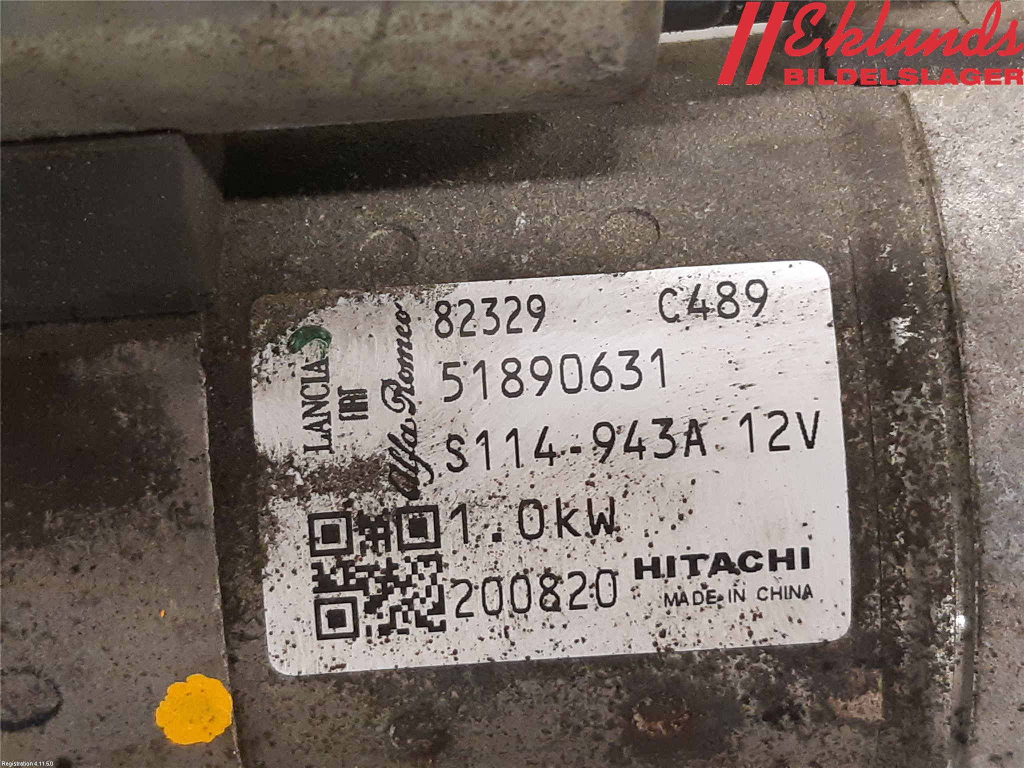 Fiat 500 07- Startmotor