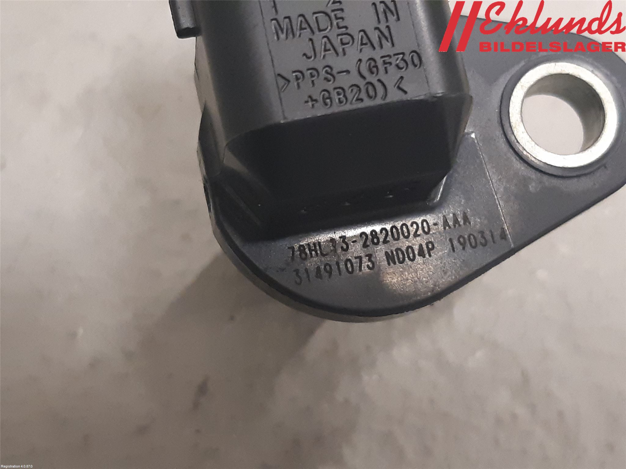 Volvo V60 19- Givare Varvtal-Tändläge