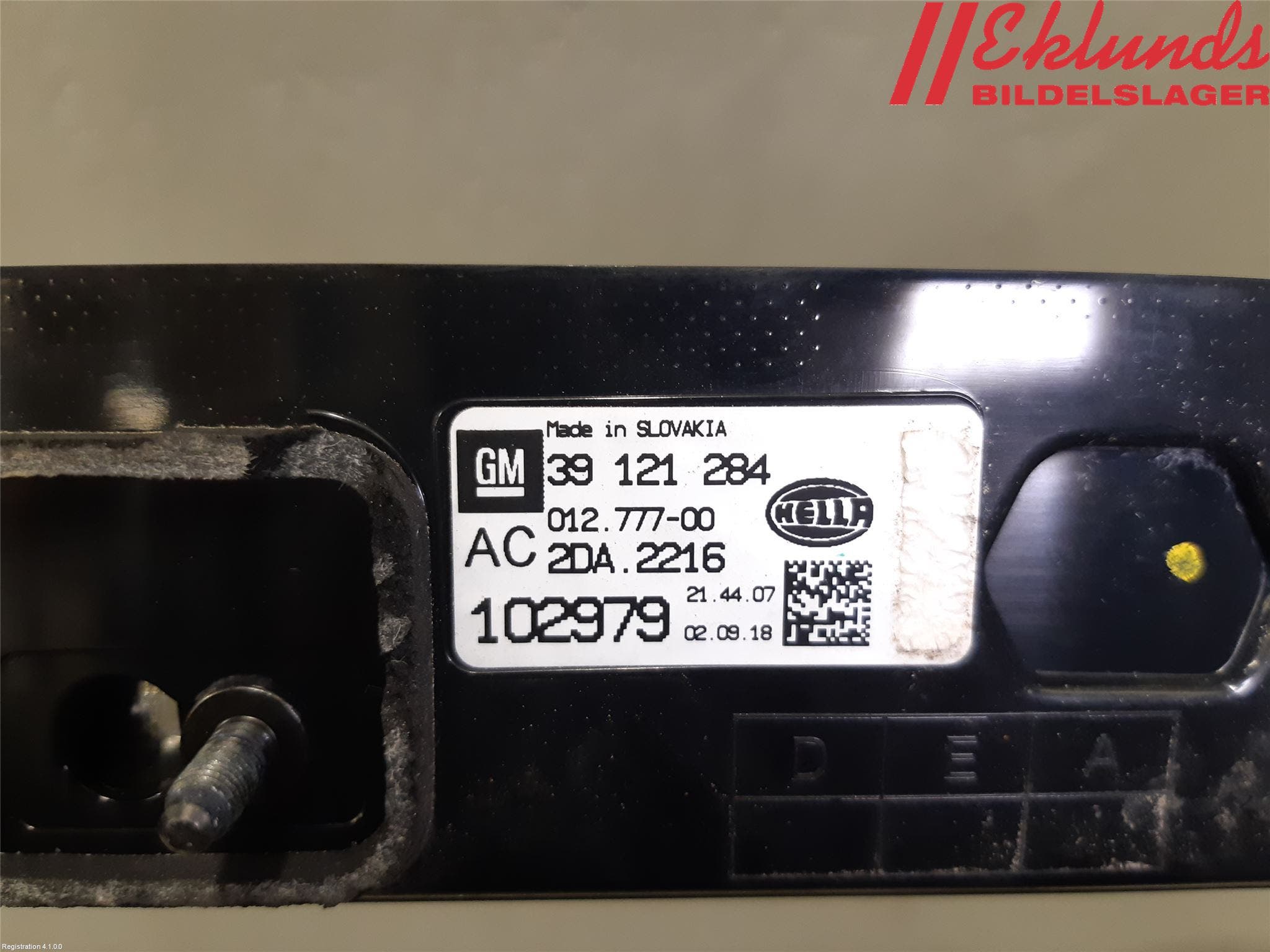 Opel INSIGNIA 17- Bromsljus Bakruta