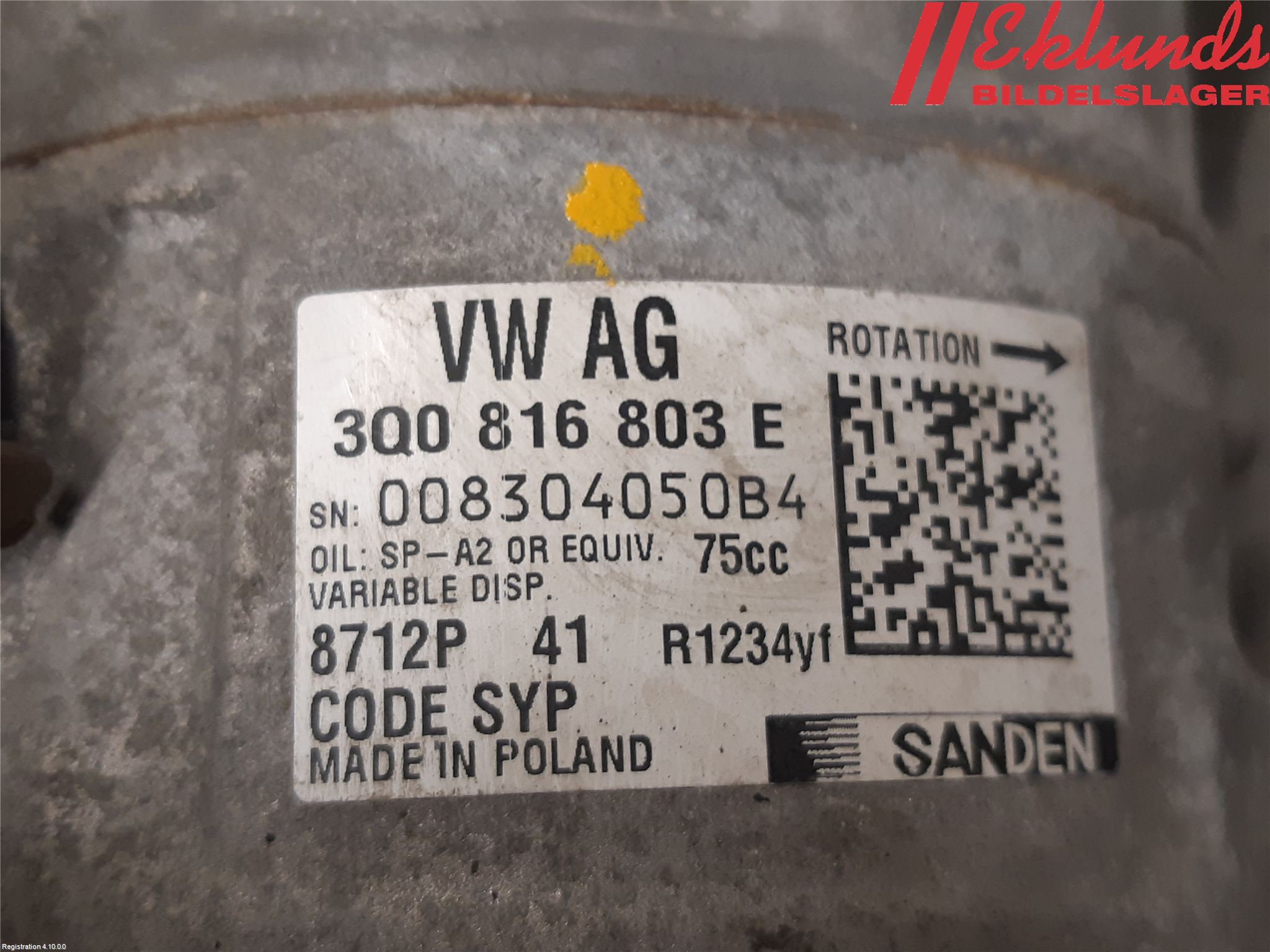 Volkswagen VW T-CROSS 19- Ac Kompressor