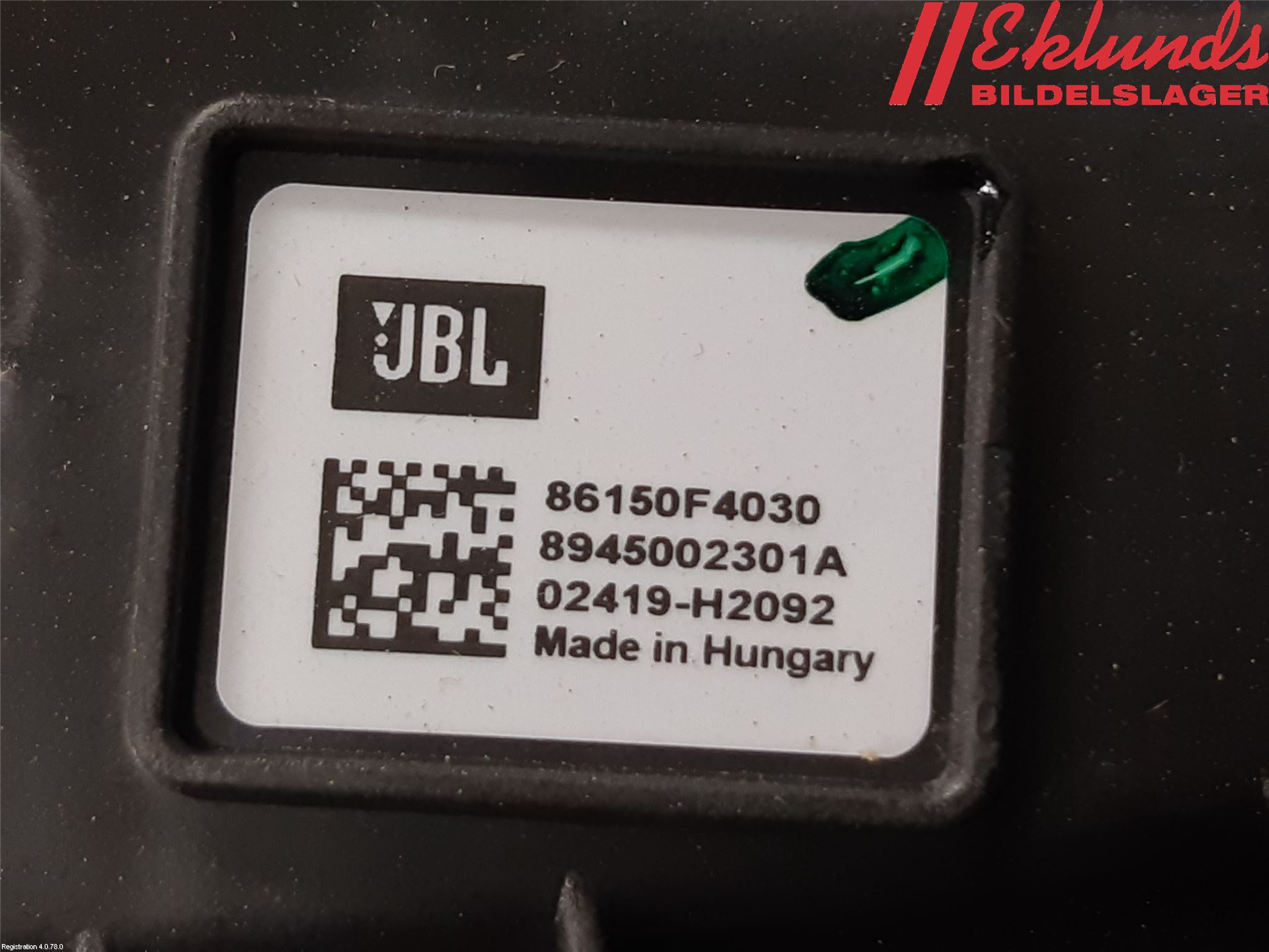 Toyota C-HR 16-23 Högtalare