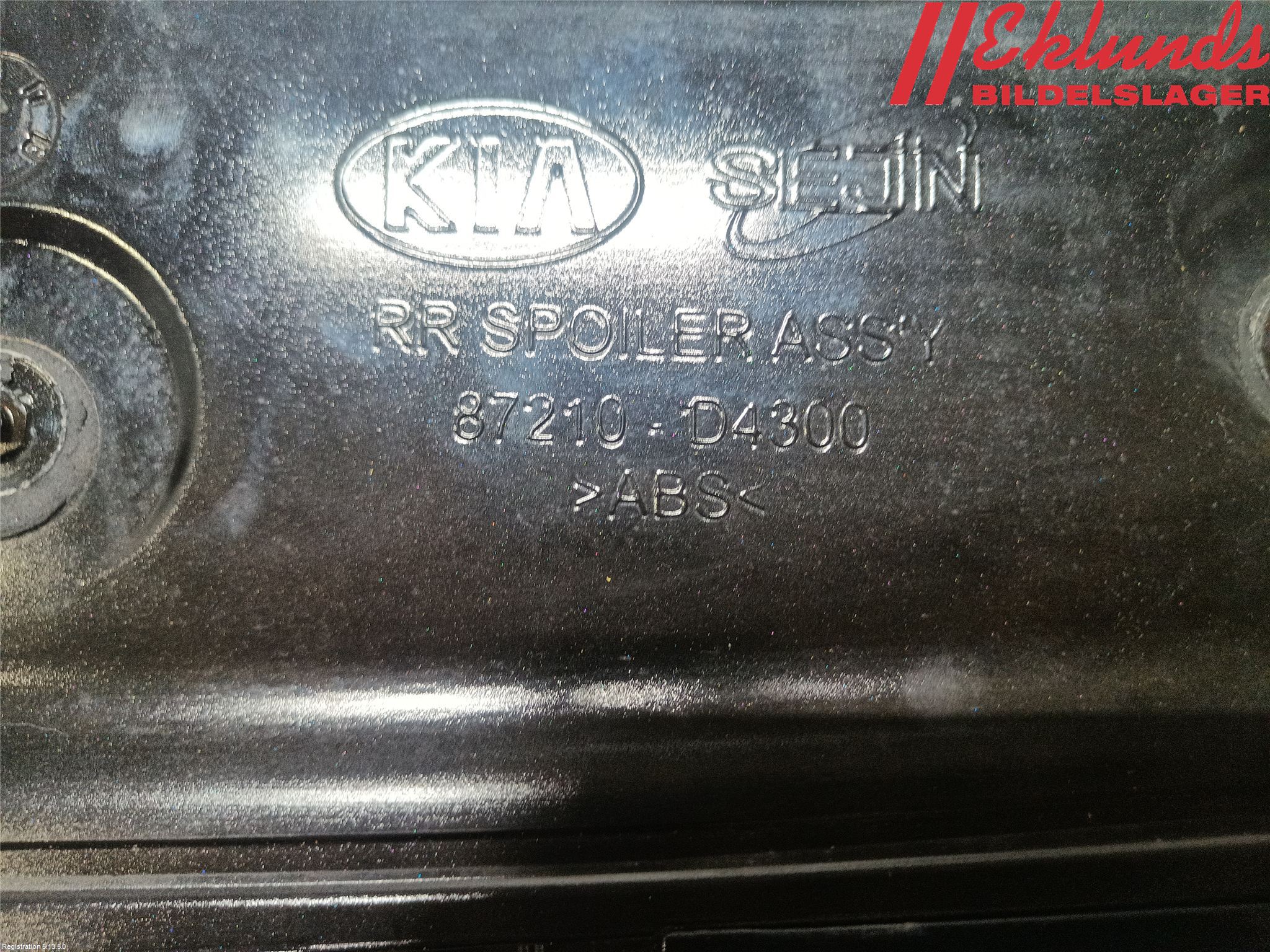 Kia OPTIMA 16-20 Spoiler Baklucka