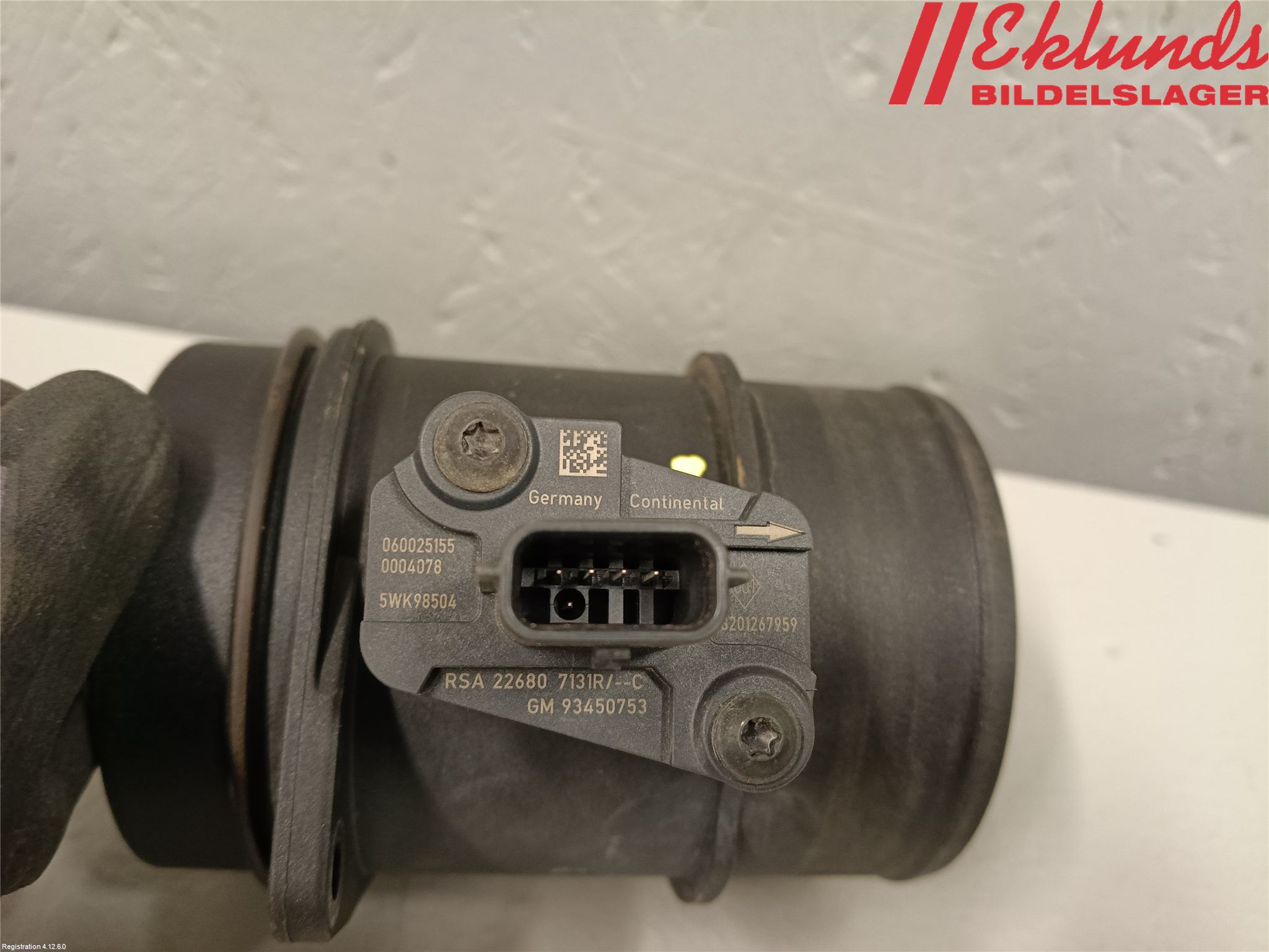 Renault MASTER III 15-20 Injluftmassamätare