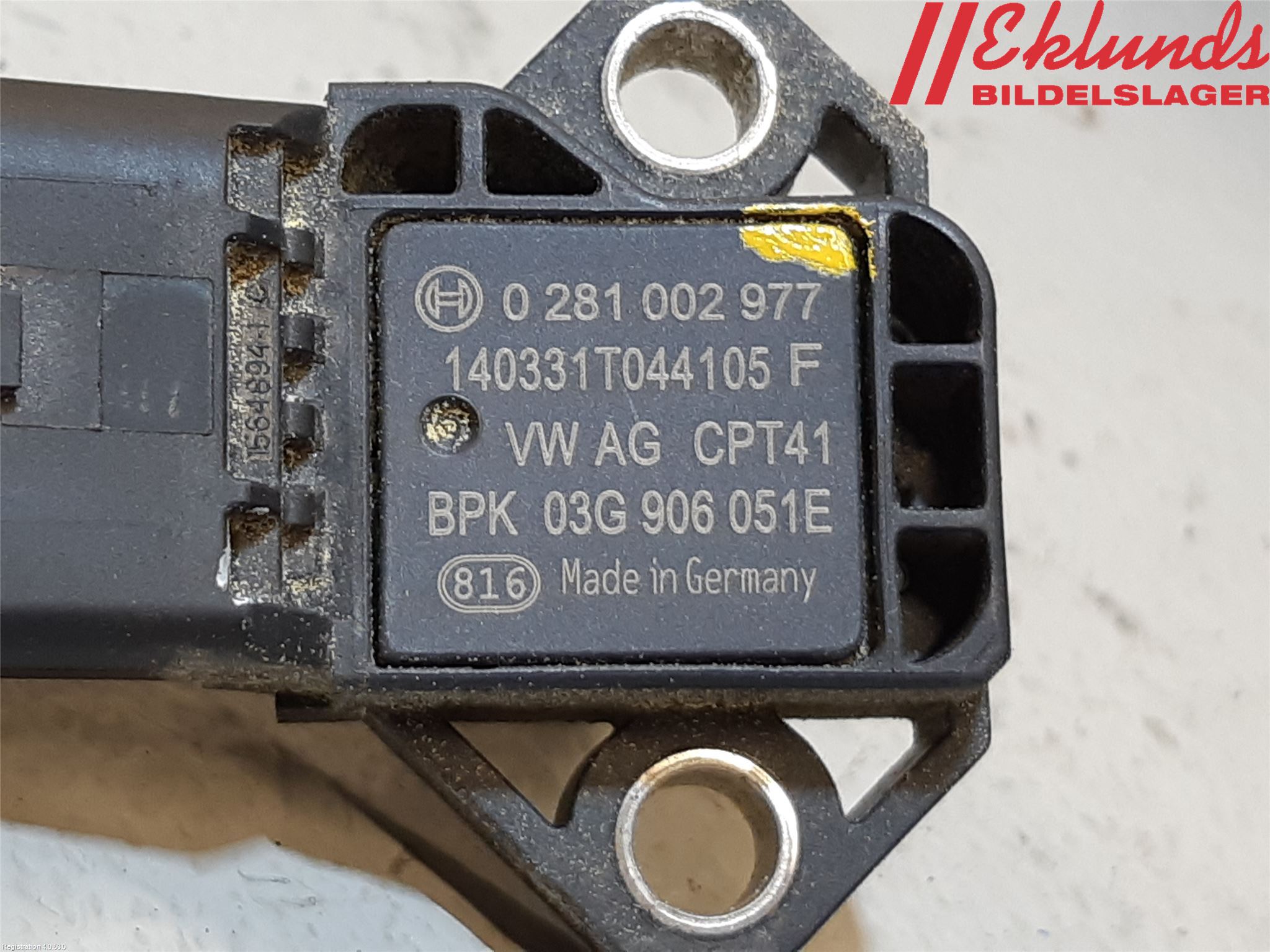 Audi A3/S3 8V 13-20 Givare Laddluftstryck