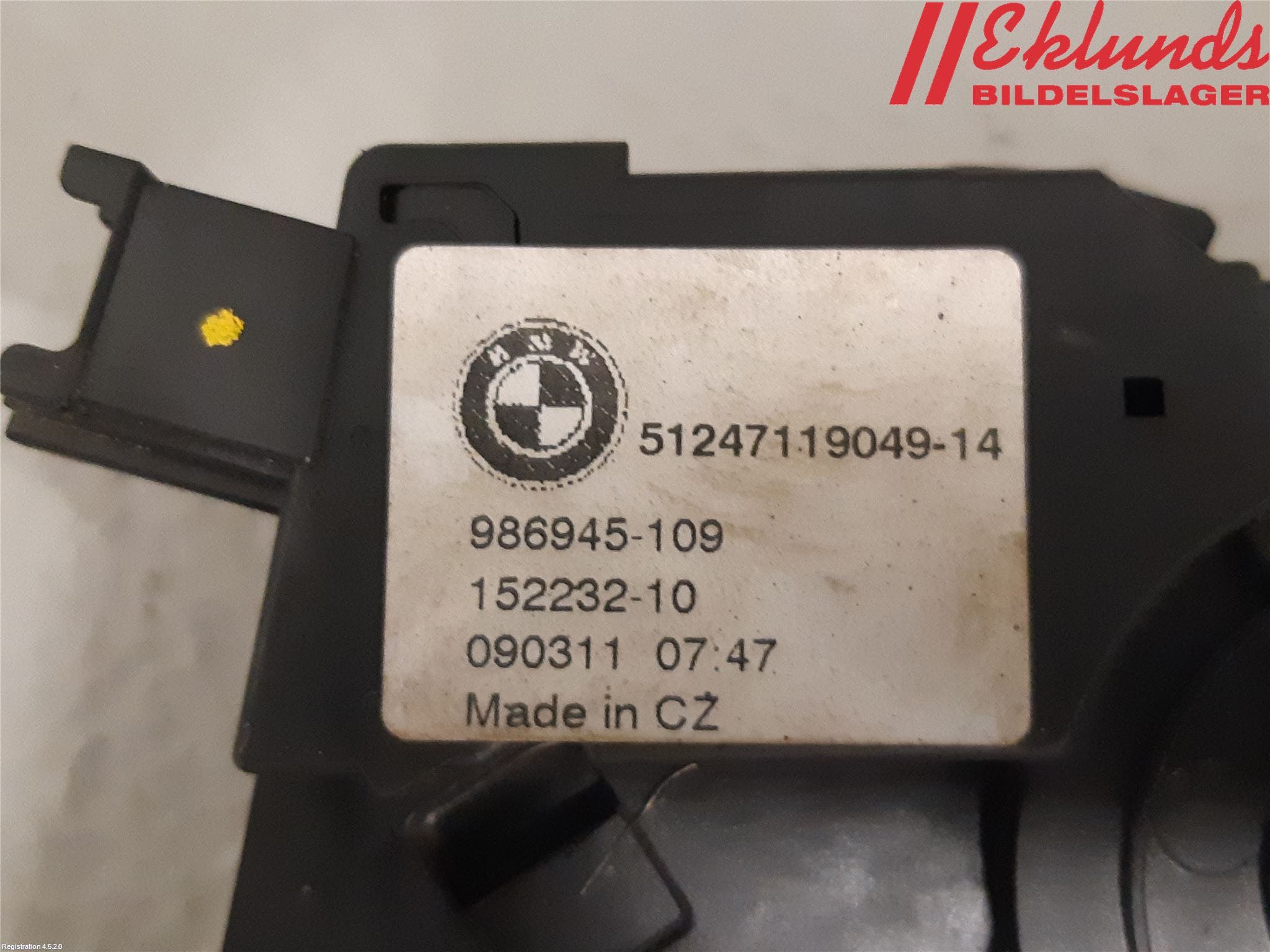 BMW 3 E90/91 SED/TOU 05-12 Låskista Baklucka