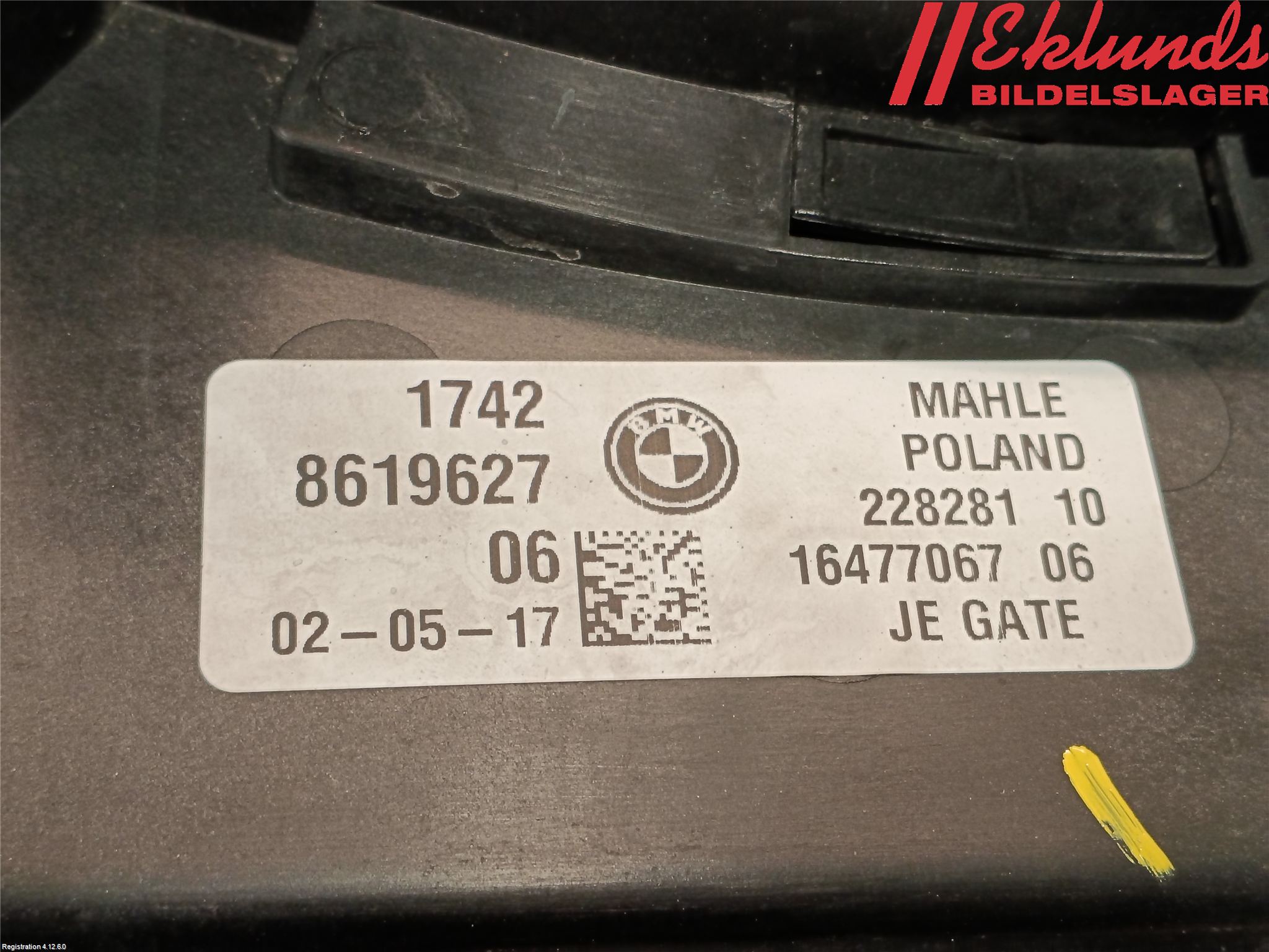 BMW 5 G30/G31/F90 17-23 Kylfläkt El