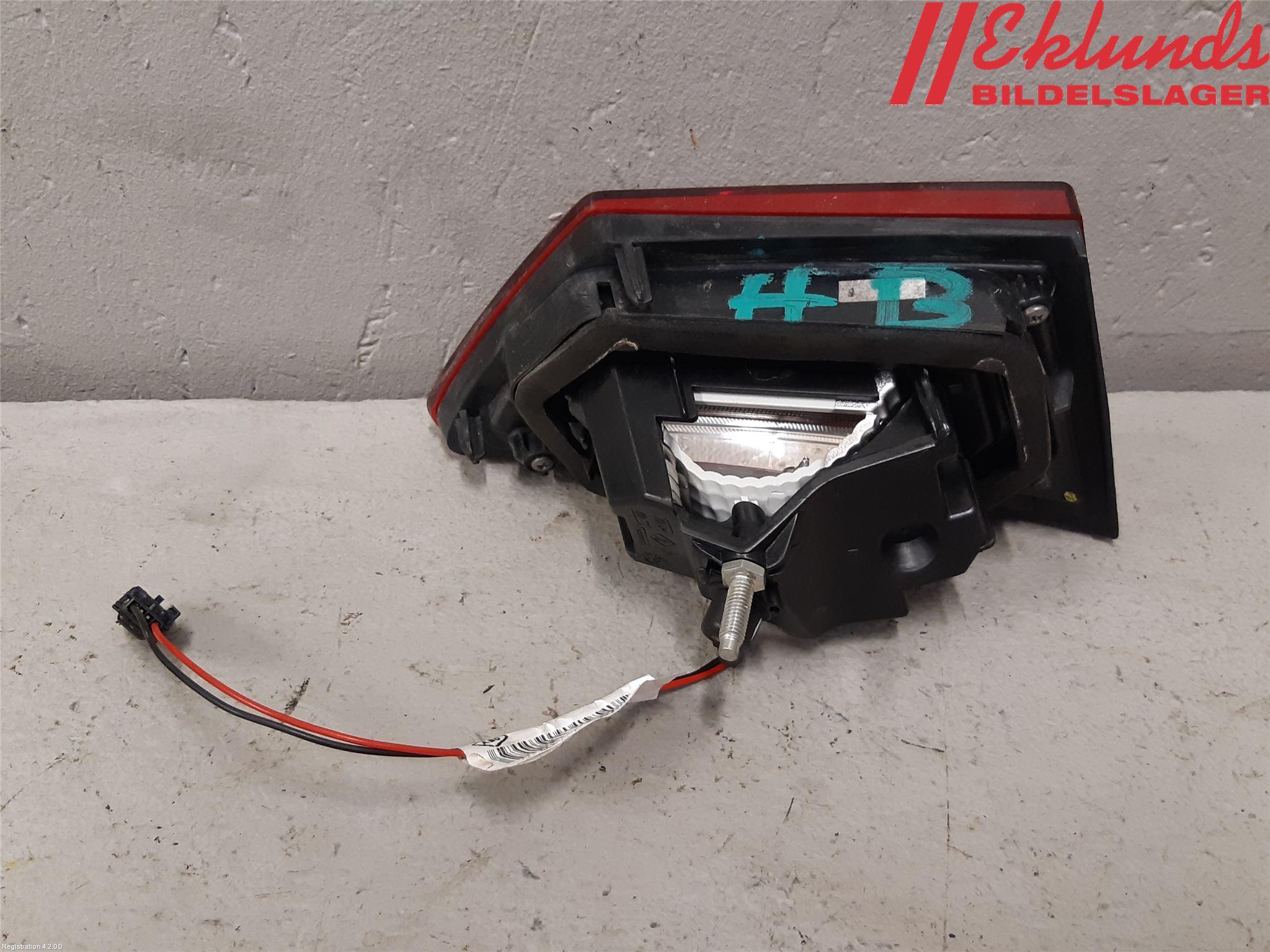 Renault CLIO IV 12-16 Bakljus Lucka Hö