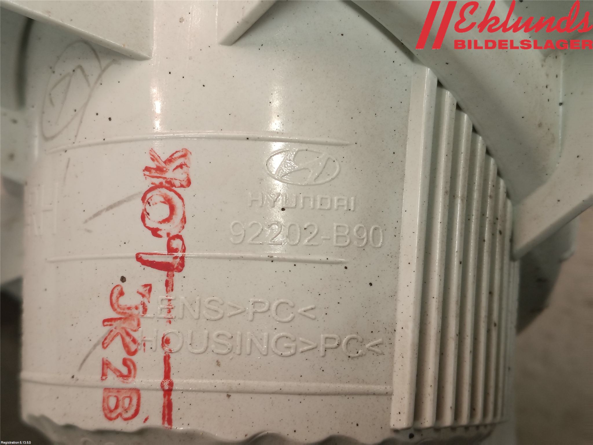 Hyundai i10 BA 14-16 Dimljus-Varselljus Fram
