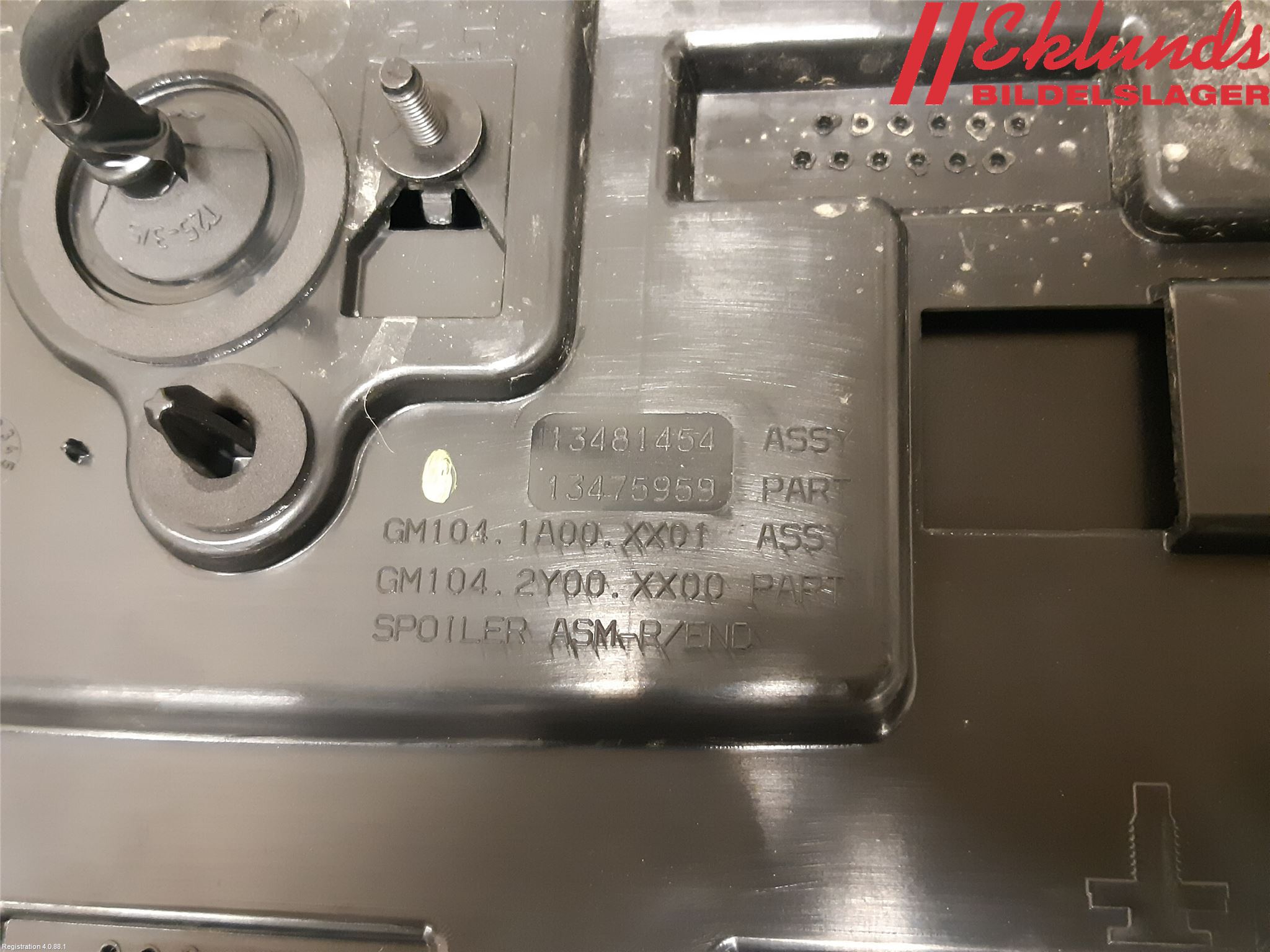 Opel CROSSLAND X 18- Spoiler Baklucka