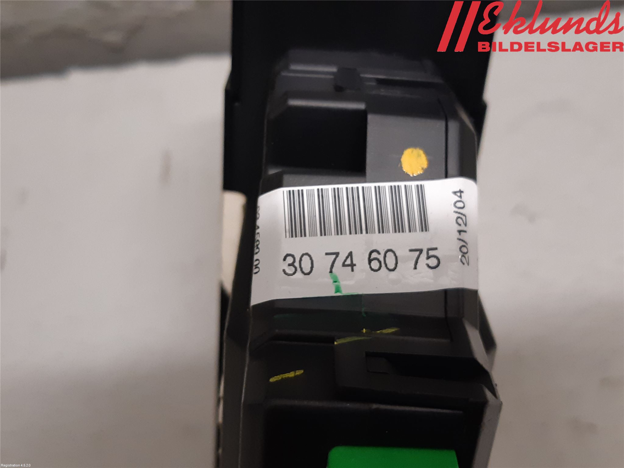 Volvo S60 05-10 Strömställare Elhiss