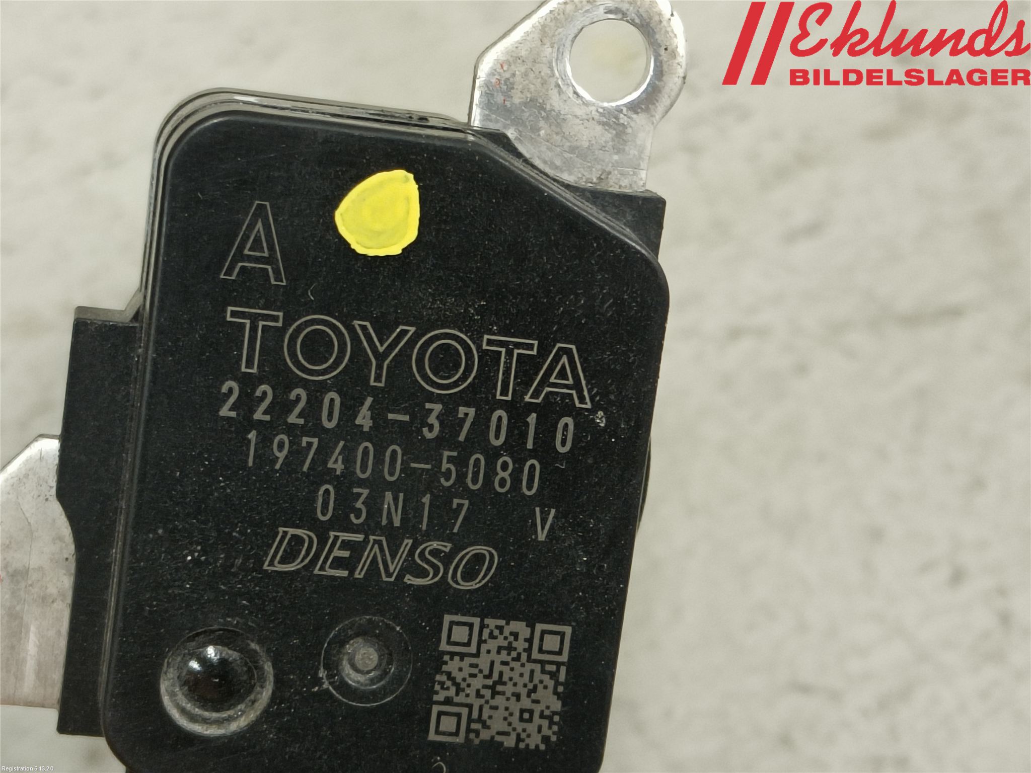 Toyota AURIS 10-12 Injluftmassamätare