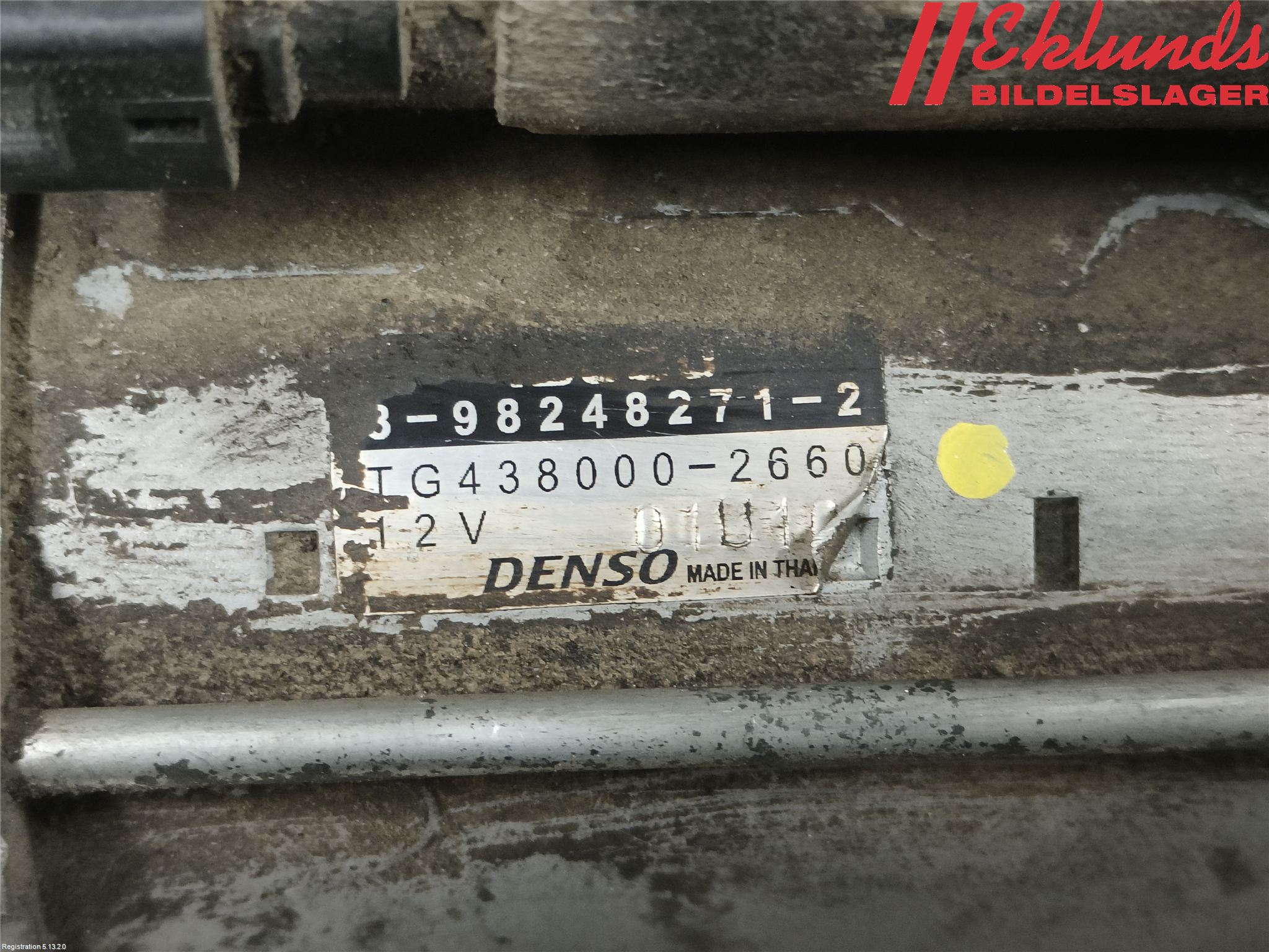 Isuzu D-MAX Startmotor Diesel