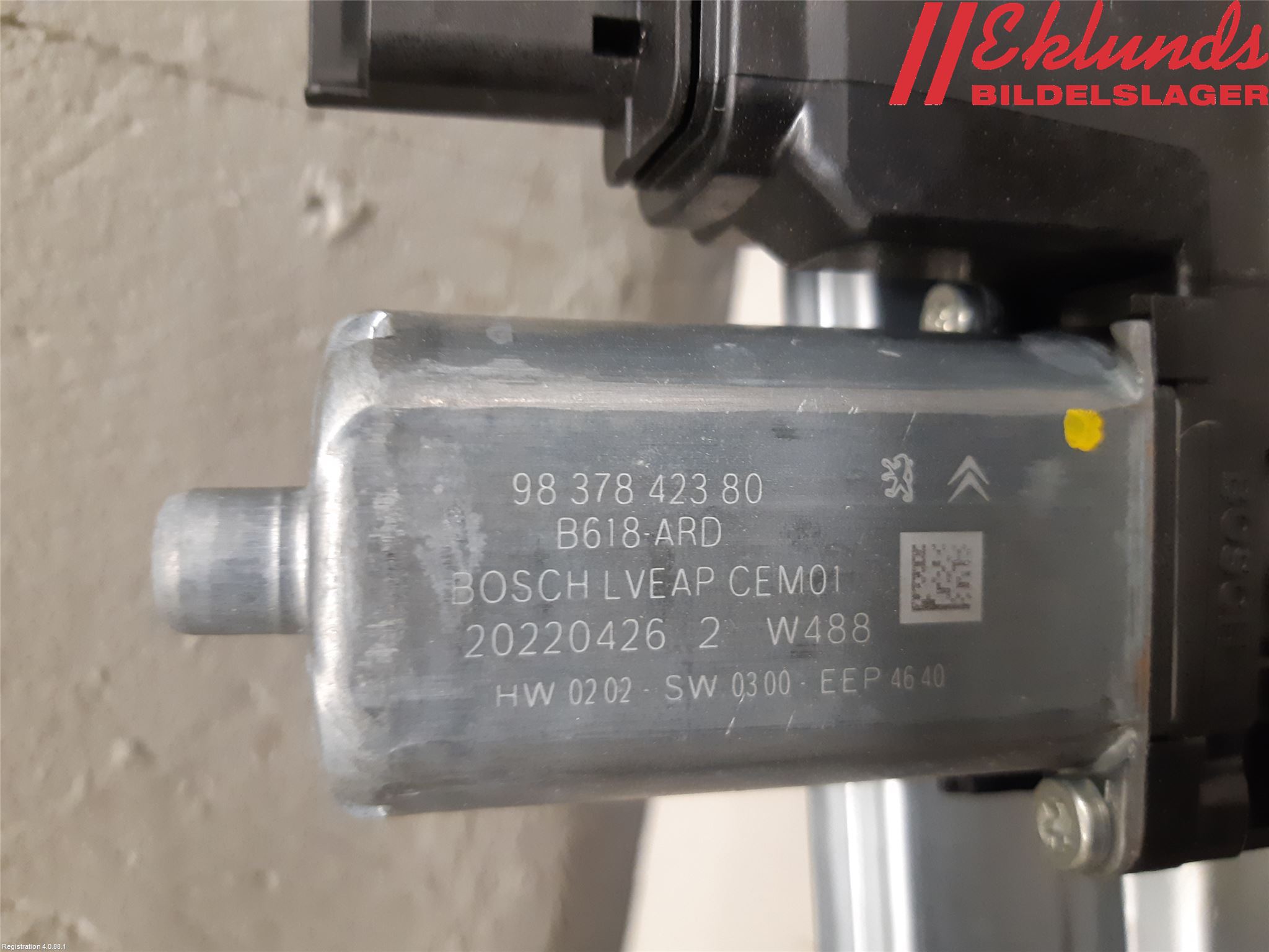 Citroen COTROEN C3 17-24 Fönsterhiss El Kompl