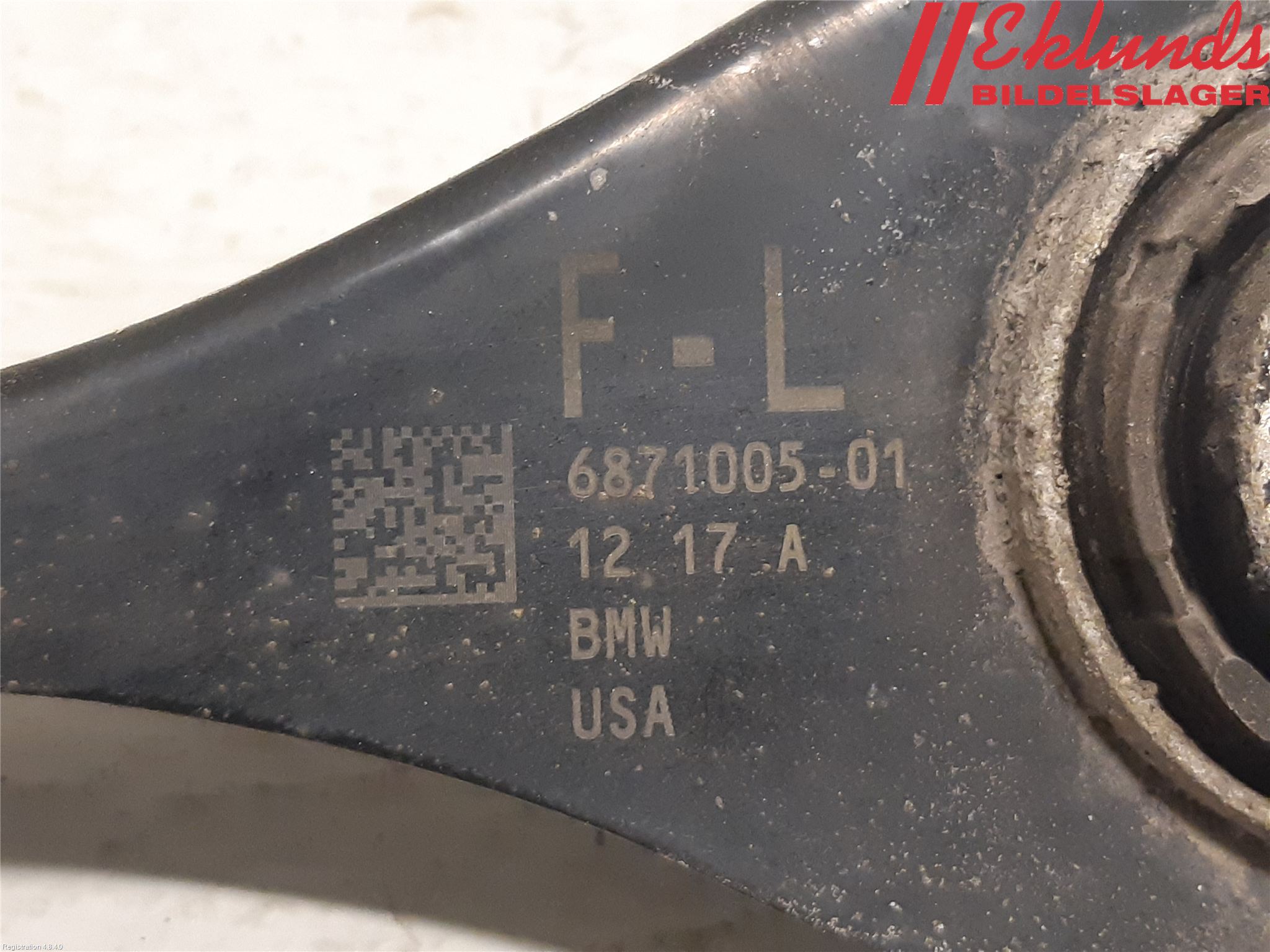 BMW X3 G01 18- Bärarm Bak Övre Vänster