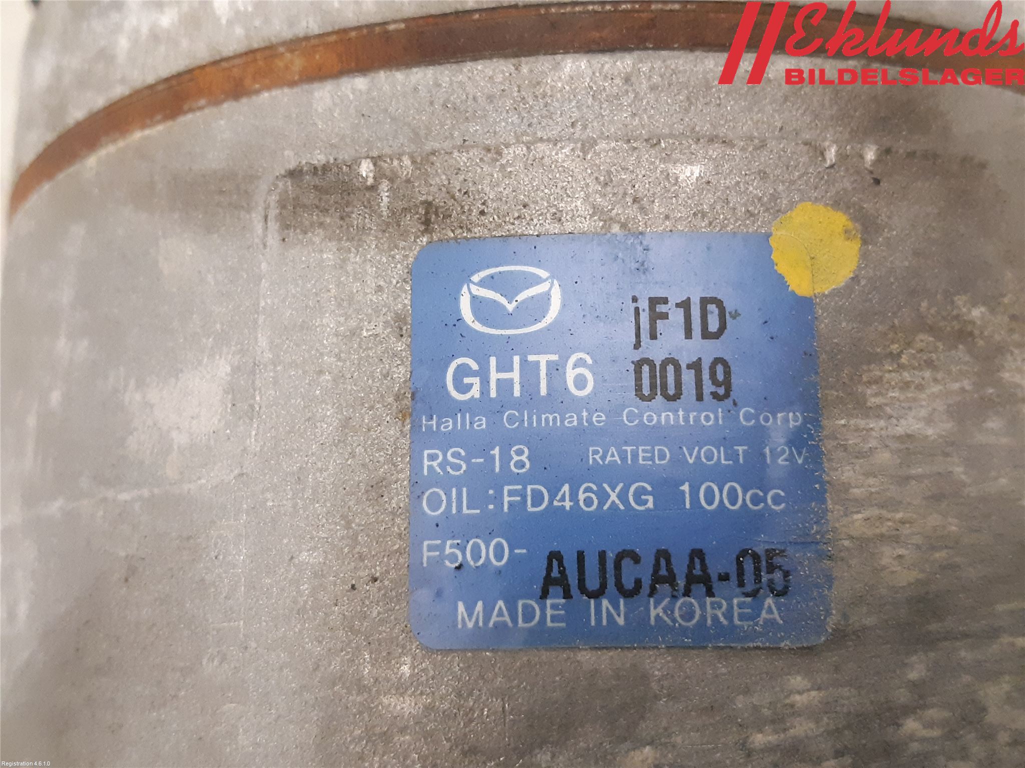 Mazda 6 13- Ac Kompressor