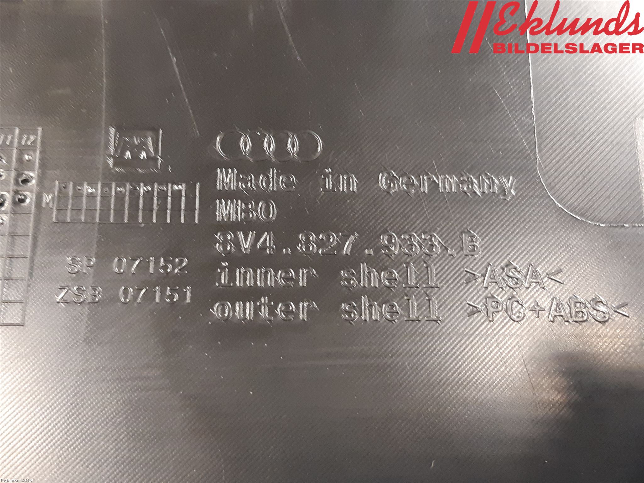 Audi A3/S3 8V 13-20 Spoiler Baklucka