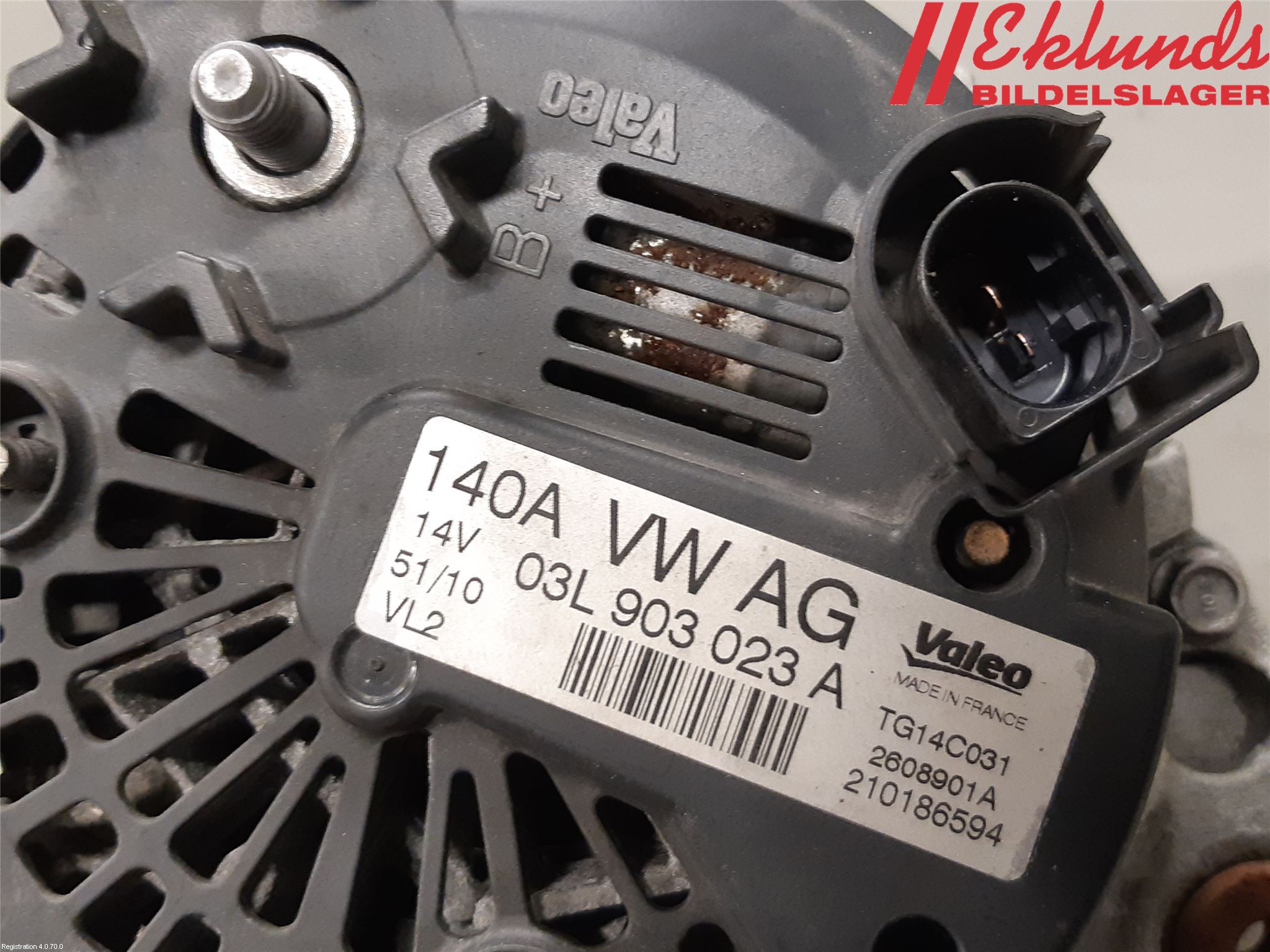 Volkswagen VW GOLF VI 09-13 Generator