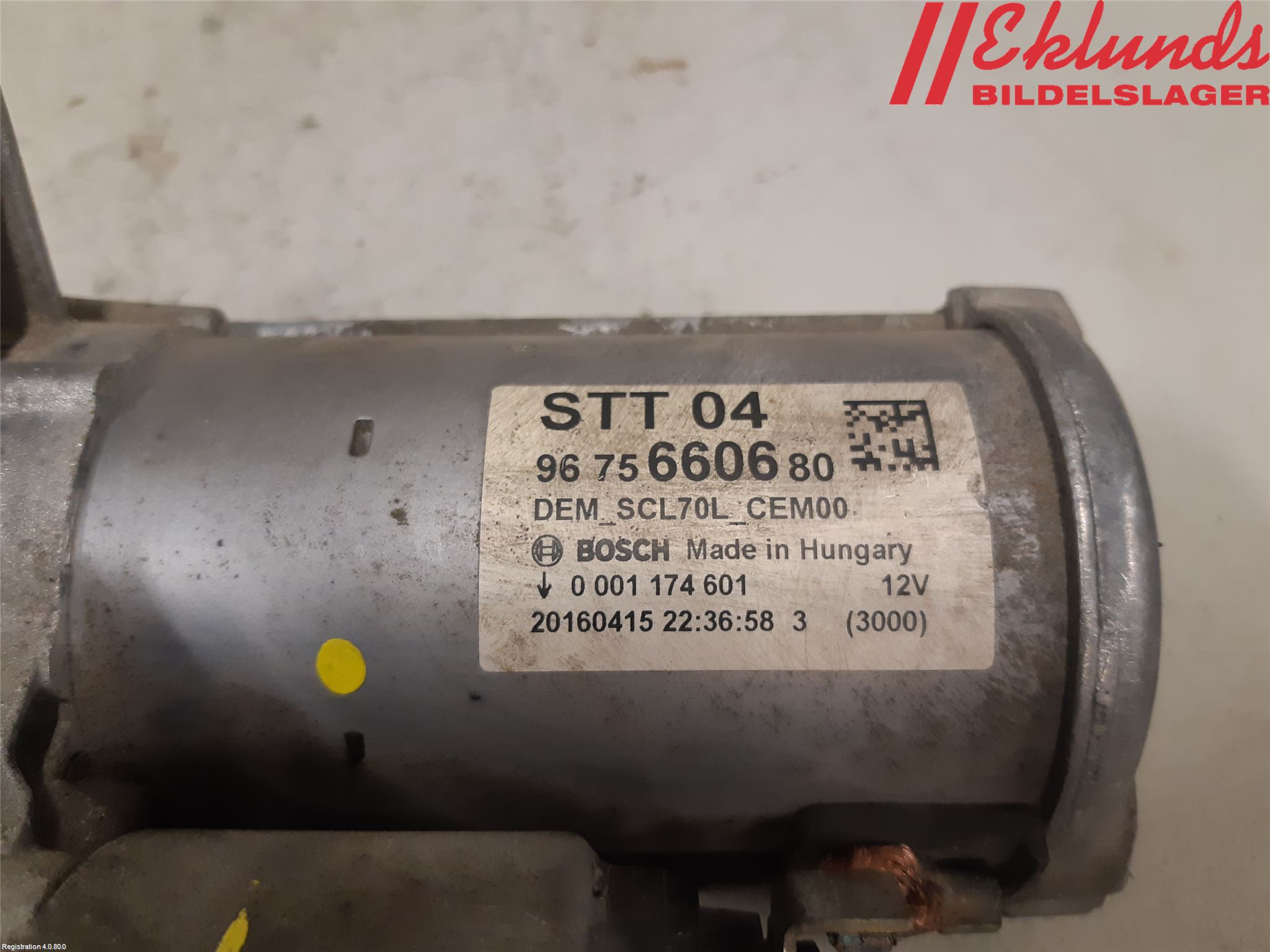 Citroen C3 10-17 Startmotor Diesel