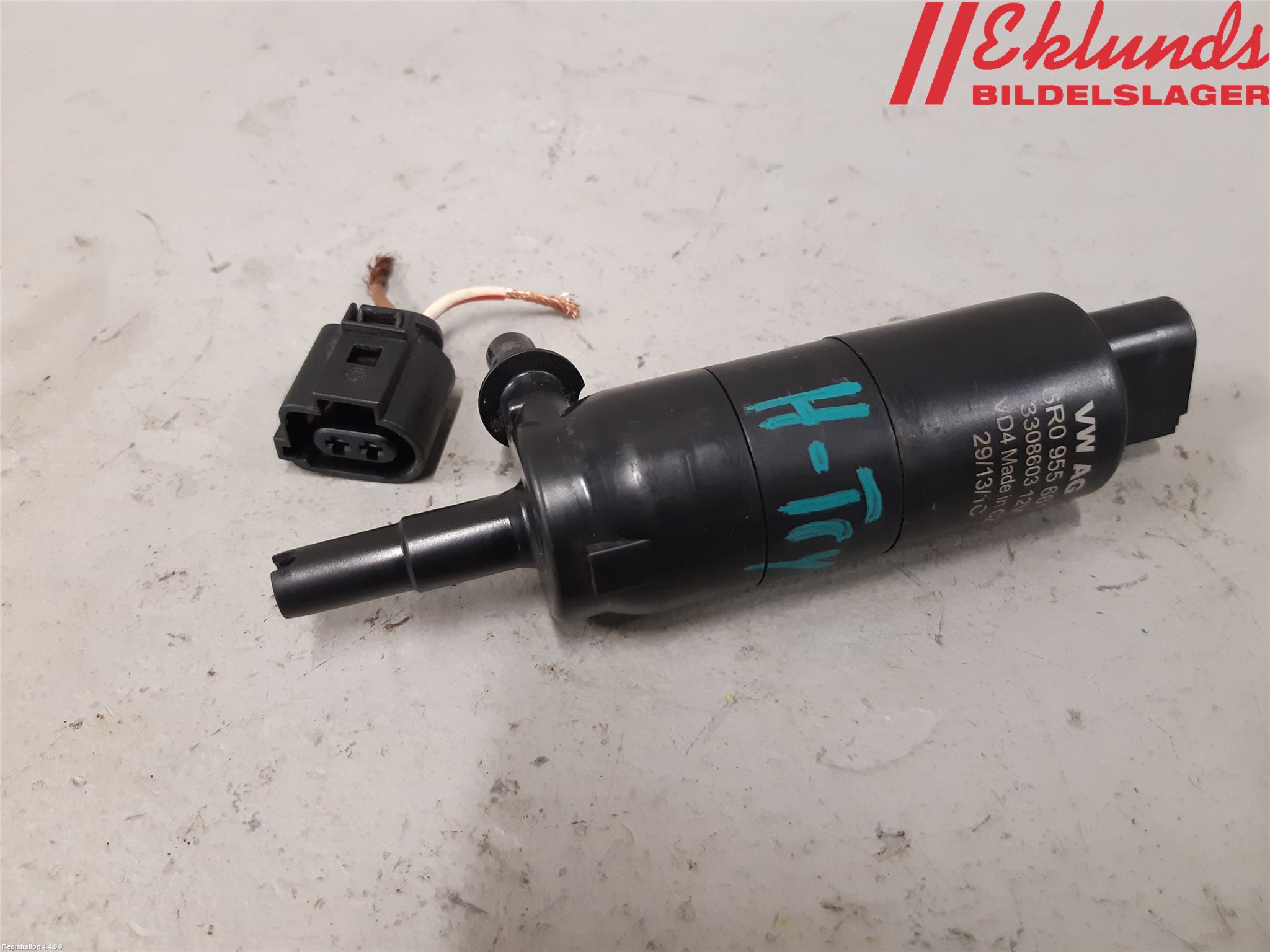 Volkswagen VW PASSAT 11-14 Spolarpump Högtryck