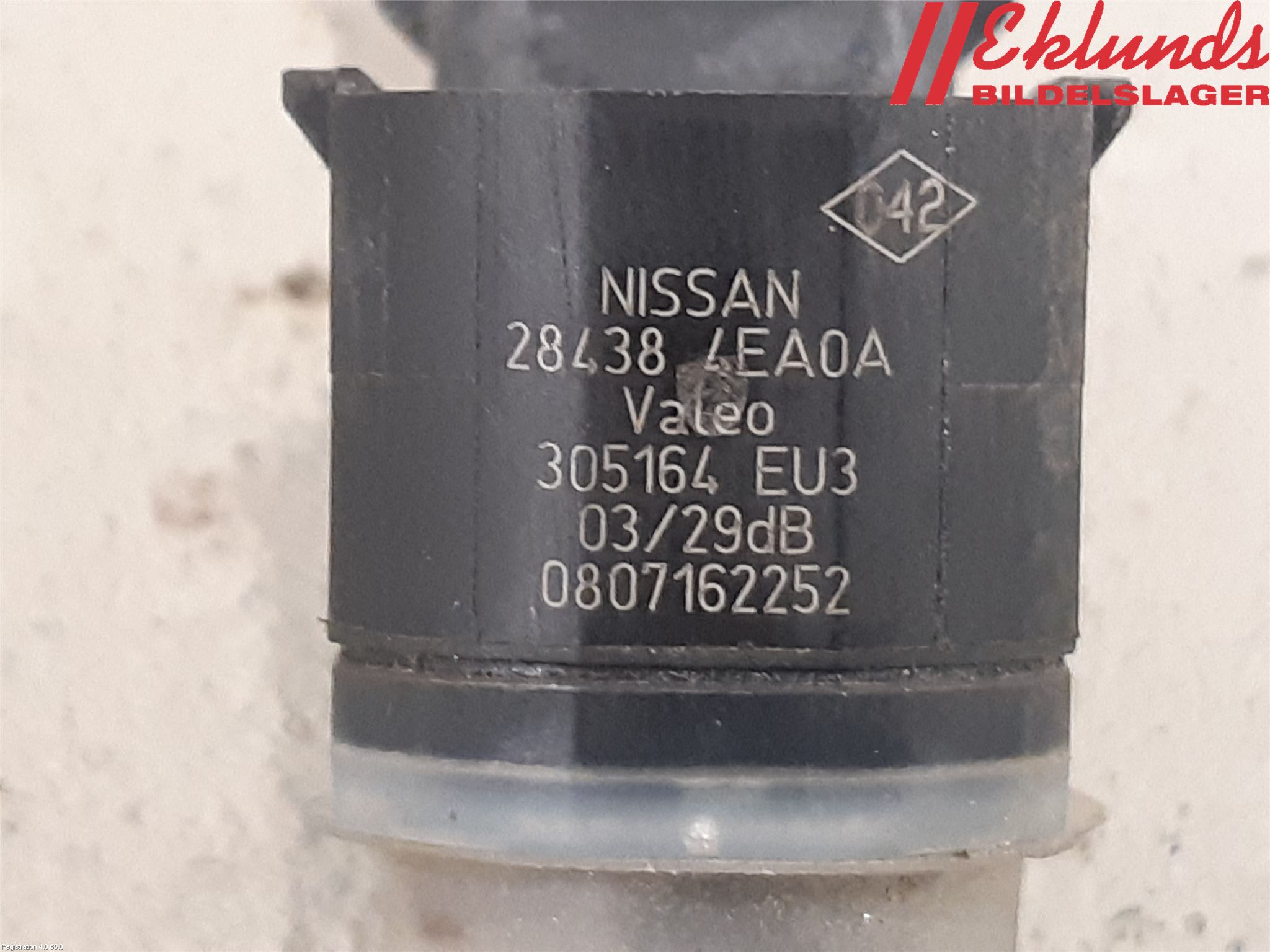 Nissan QASHQAI 14-17 Parkeringshjälp Backsensor
