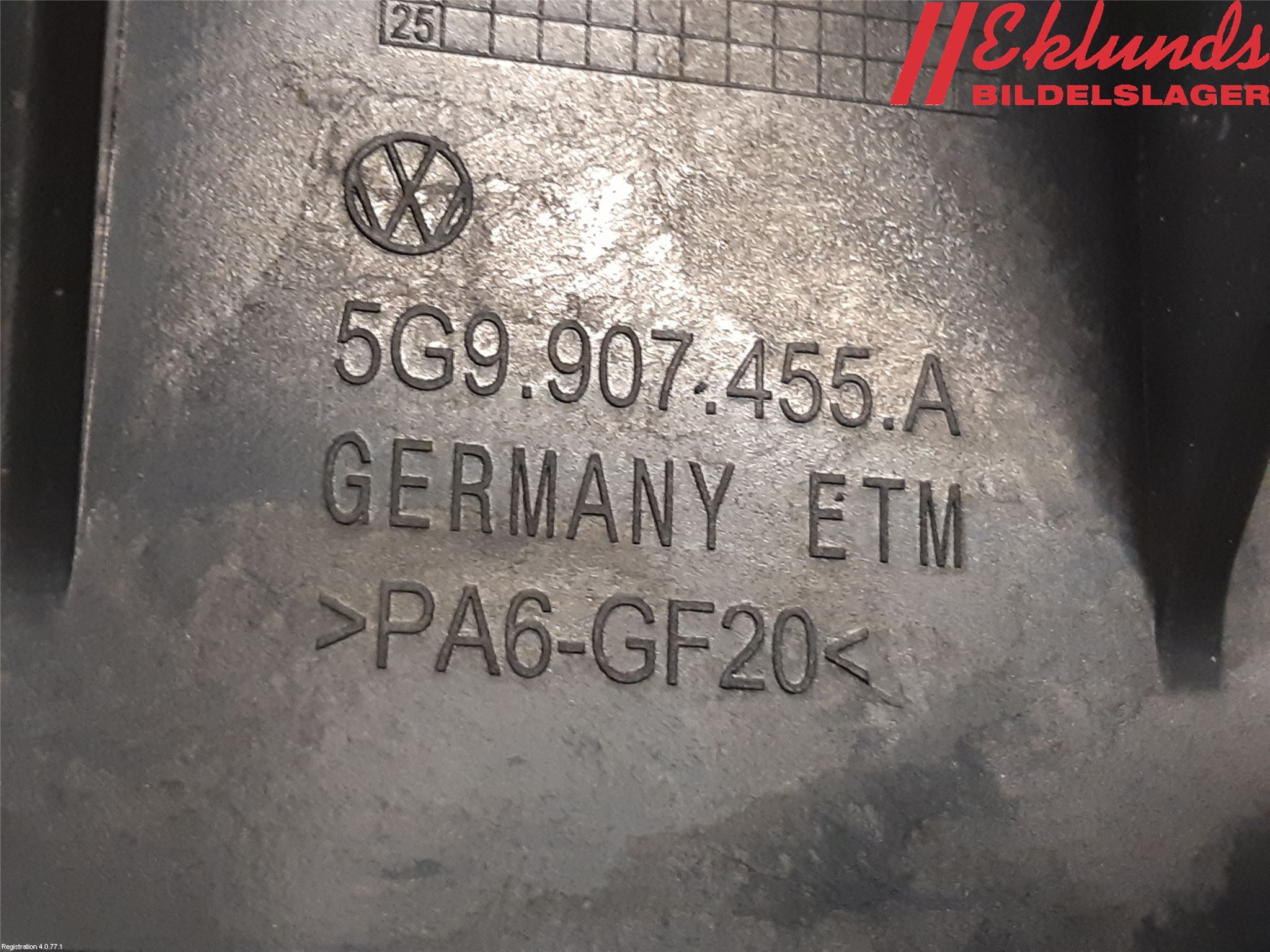 Volkswagen VW GOLF / E-GOLF VII 13-20 Sensor Aktivt Kollisionsskydd